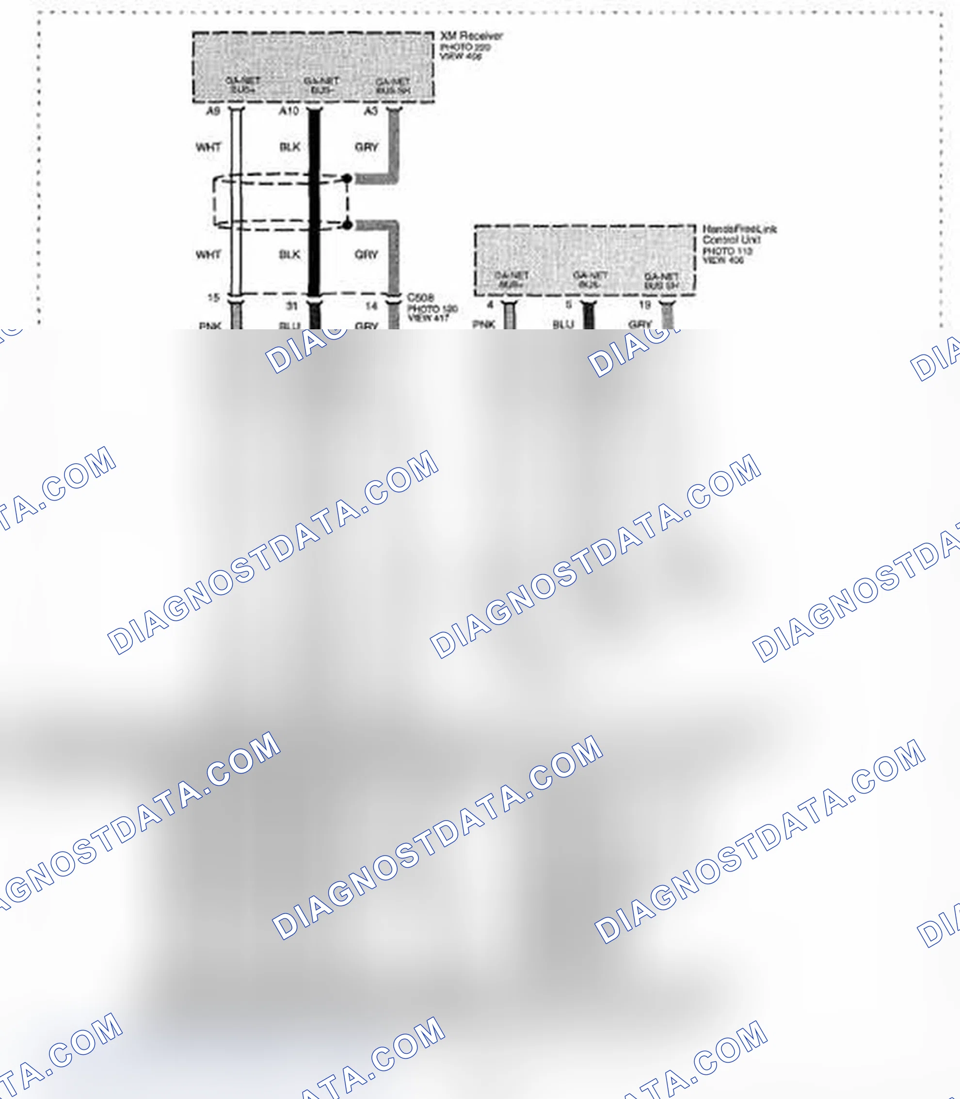 Scheme 355: Navigation System Circuit Diagram (Page 156-3)