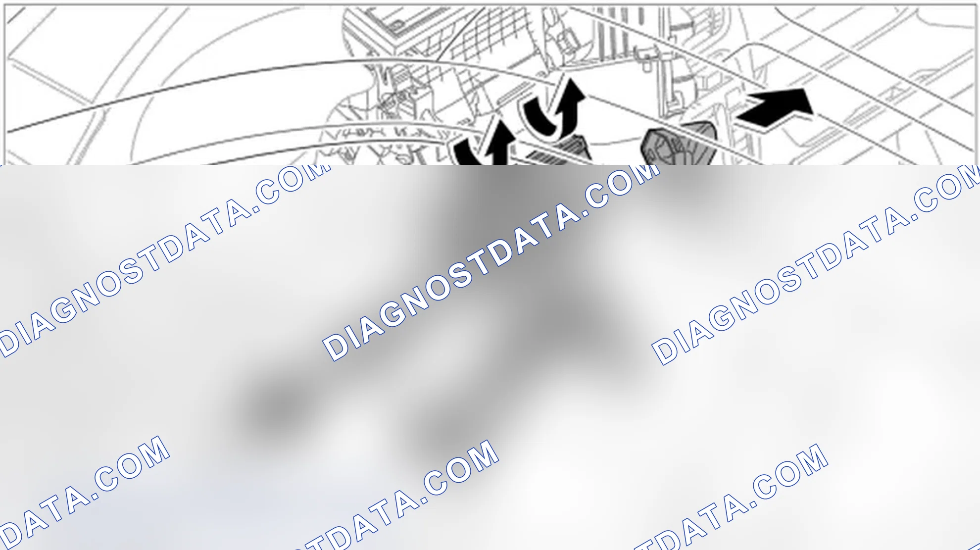Scheme 37: Removing front air guide, two-zones