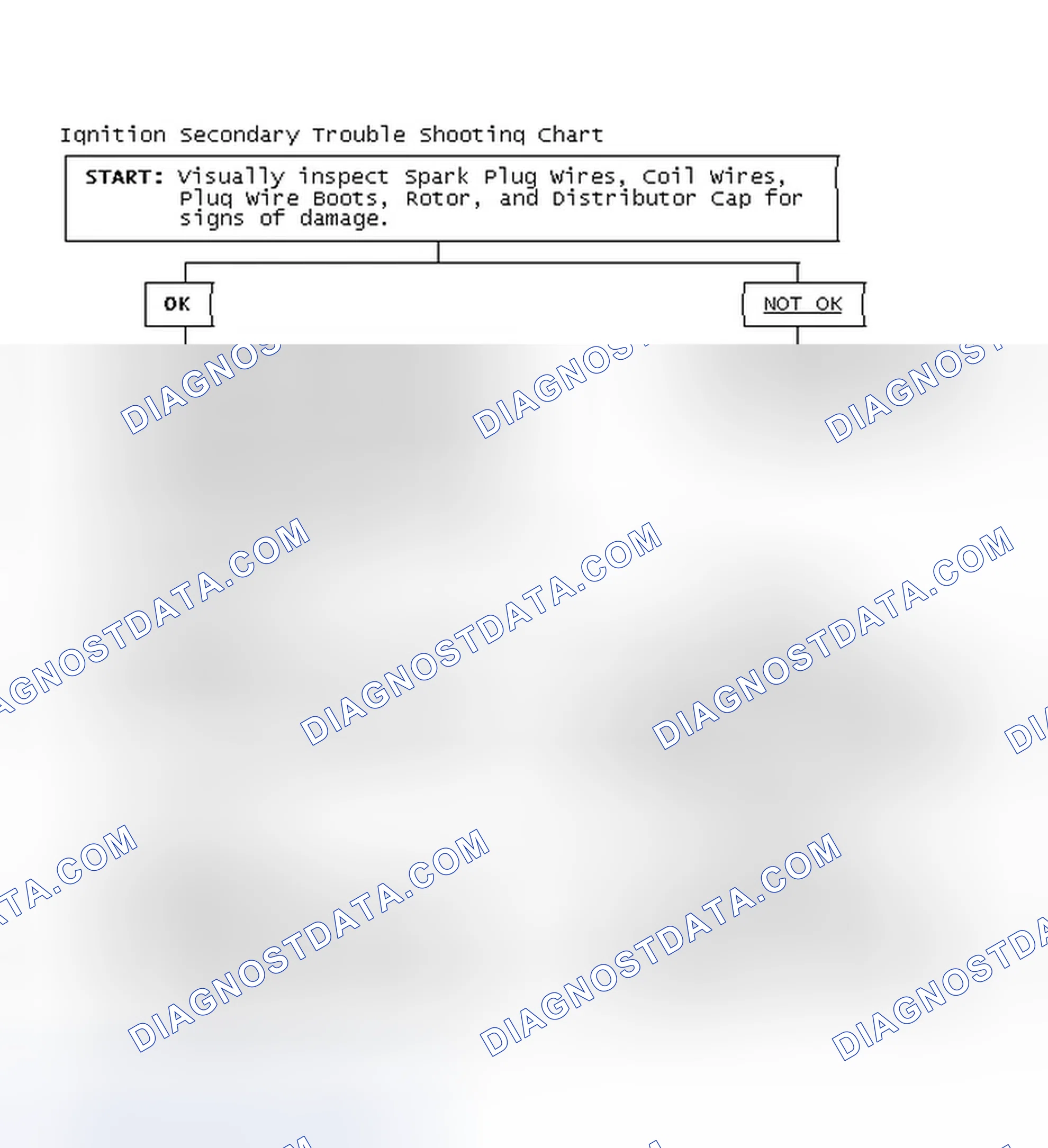 Scheme 1: Ignition Secondary Trouble Shooting Chart