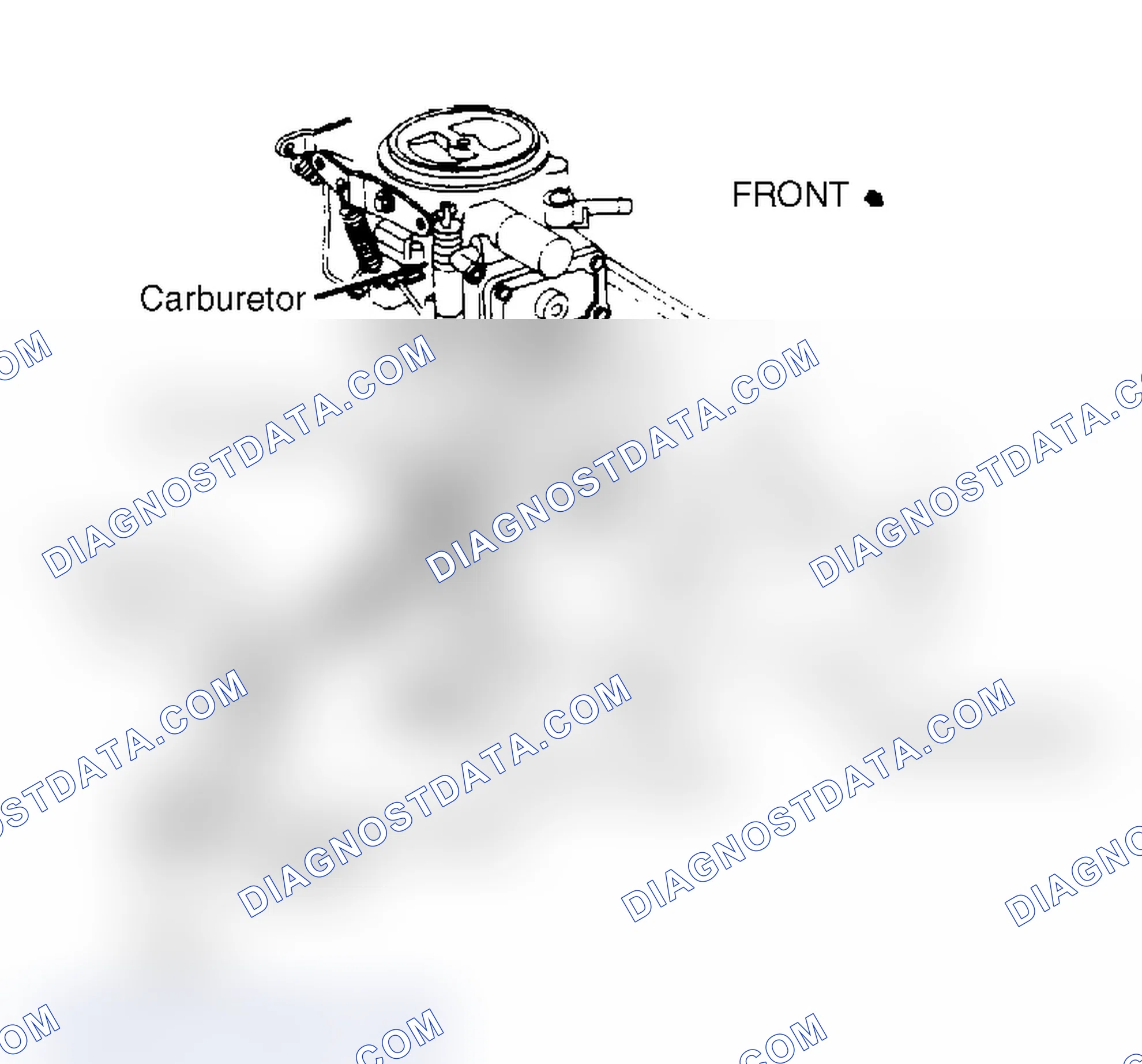 Fig. 1: Early Fuel Evaporation System EFE heater located in carburetor insulator gasket.