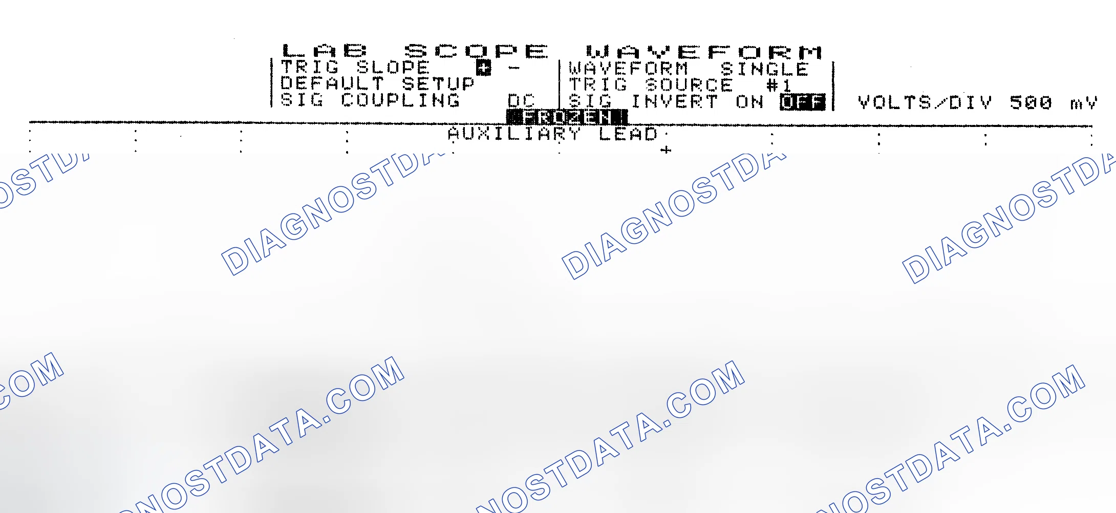 Scheme 10: Single Injector w/Excessive Current Flow - Current Pattern