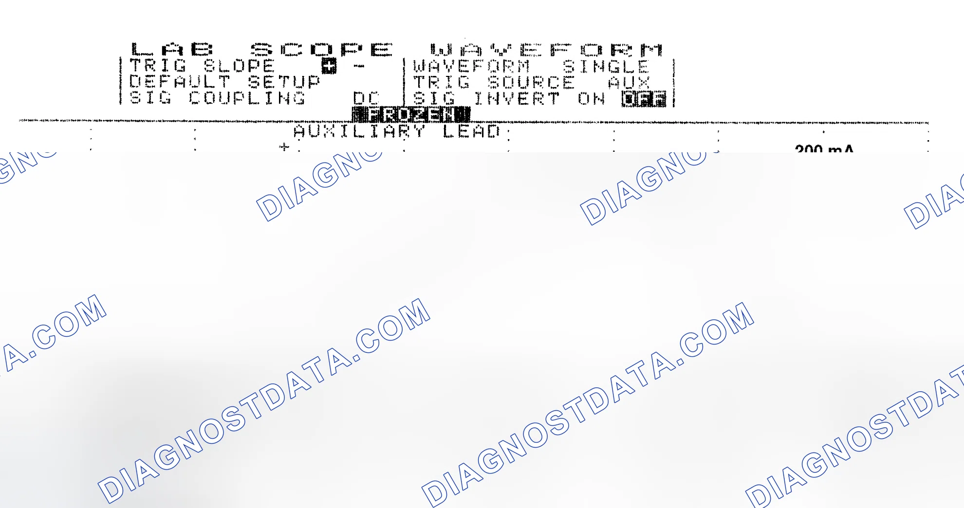 Scheme 13: Single Injector w/Normal Current Flow - Current Pattern