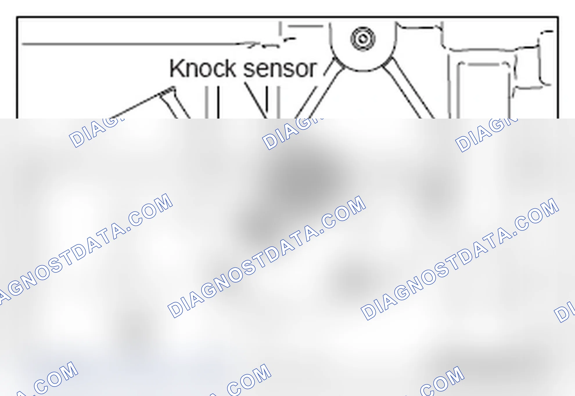 Scheme 524: >> B << KNOCK SENSOR INSTALLATION