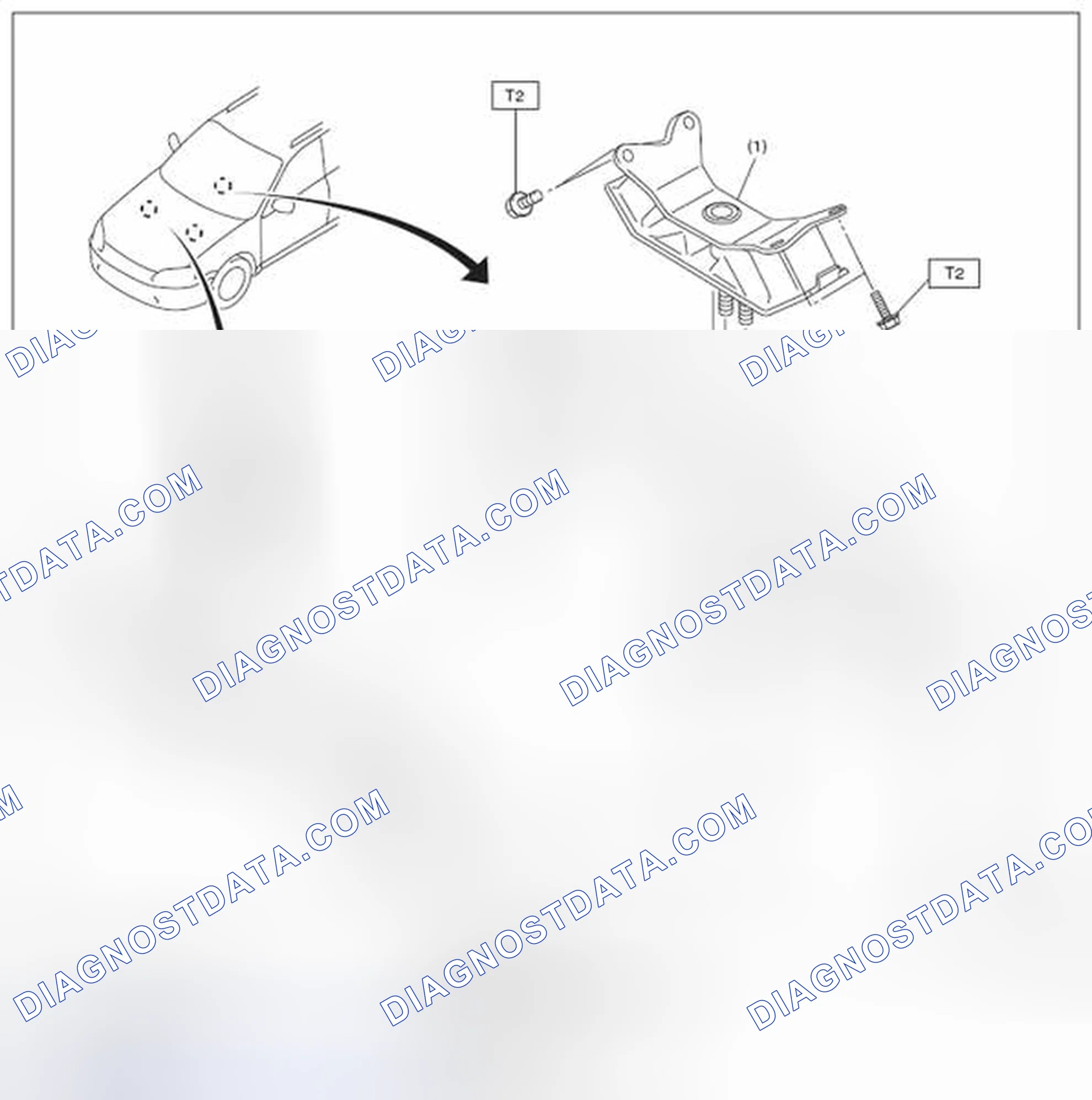 Scheme 238: TRANSMISSION MOUNTING
