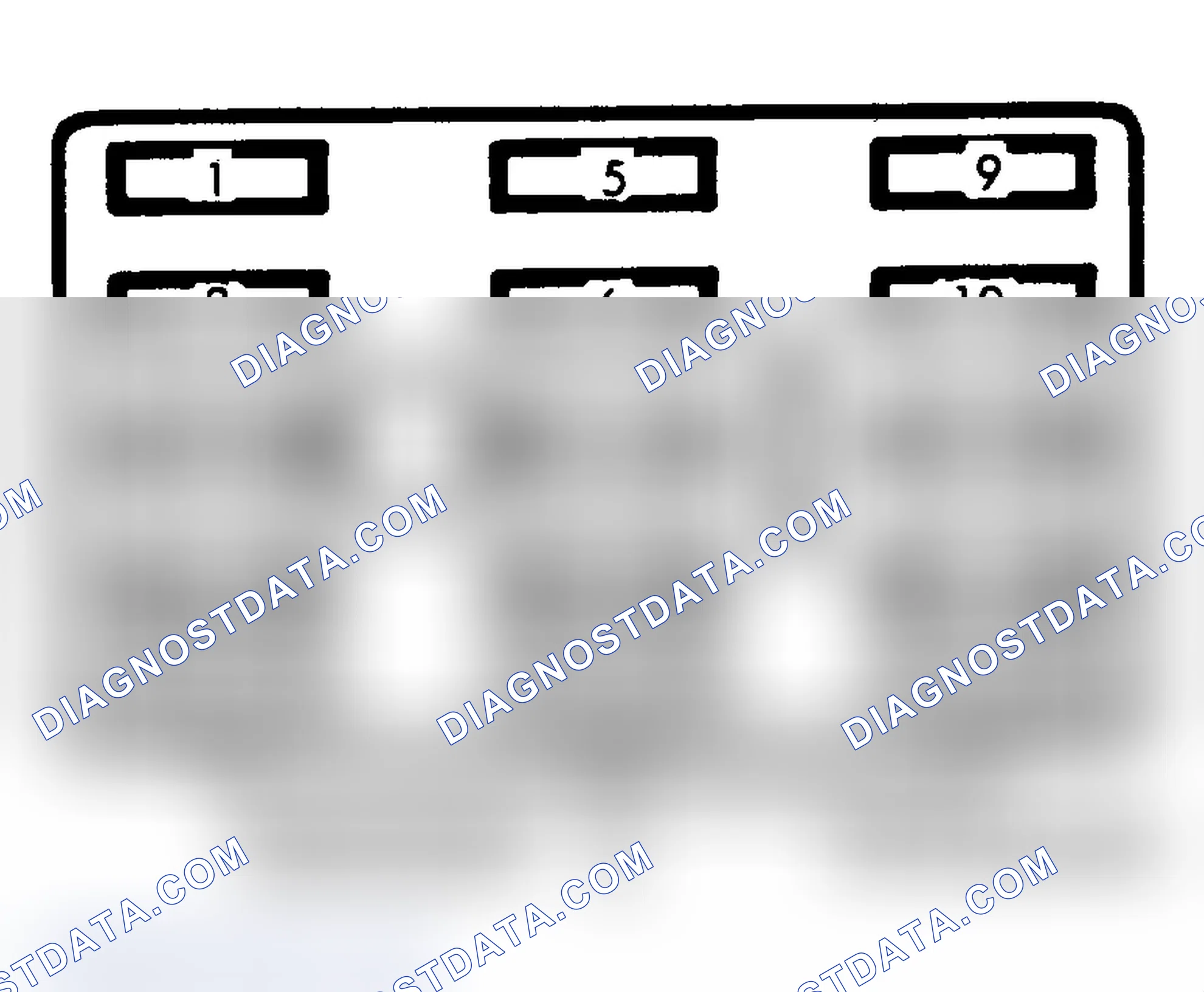 Scheme 11: FUSE PANEL IDENTIFICATION (1985-88 MODELS)