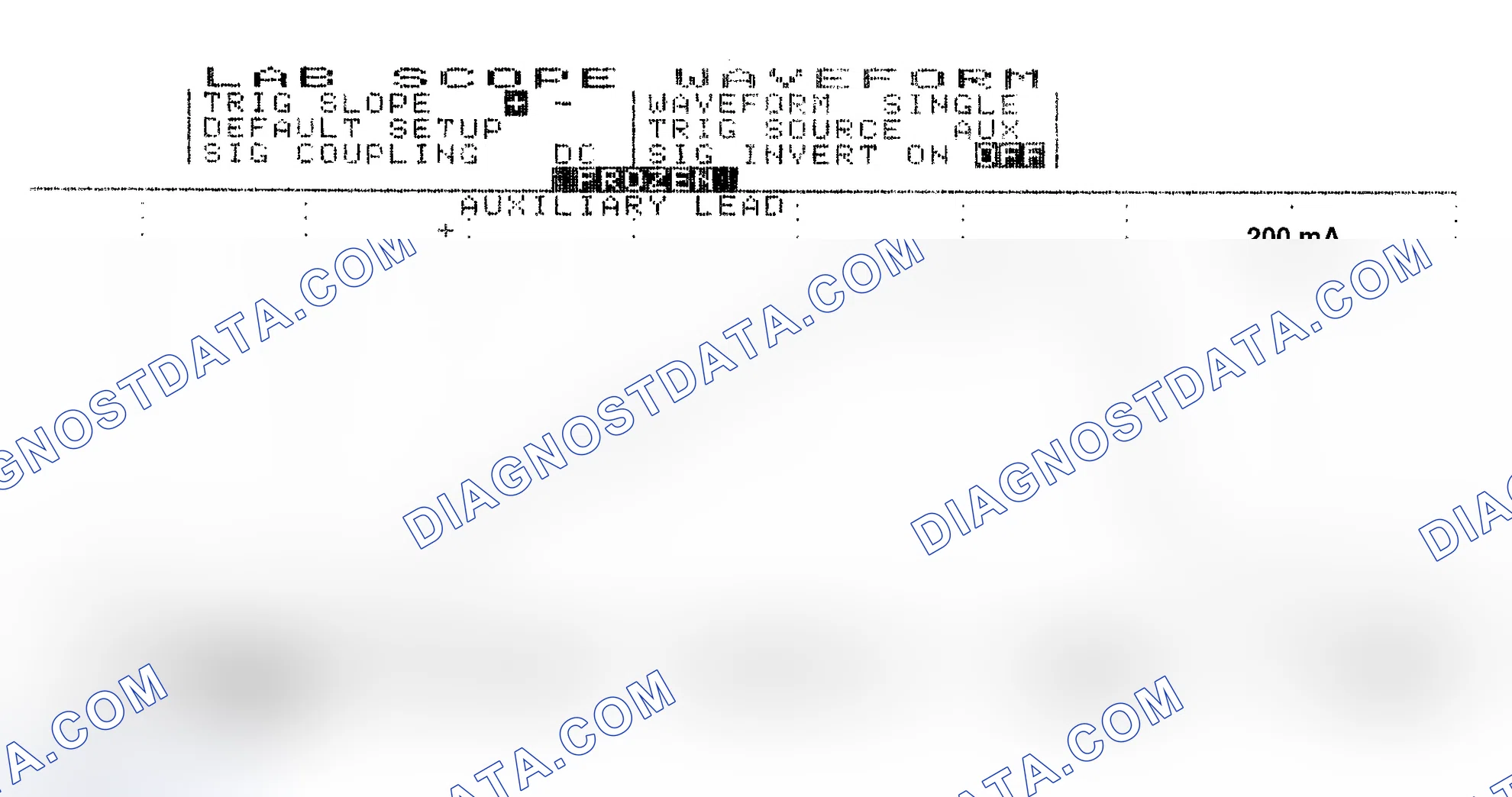 Scheme 13: Single Injector w/Normal Current Flow - Current Pattern