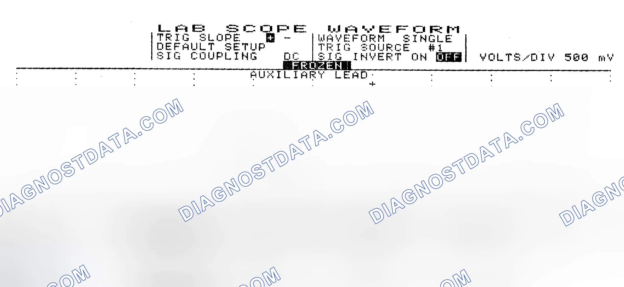 Scheme 10: Single Injector w/Excessive Current Flow - Current Pattern