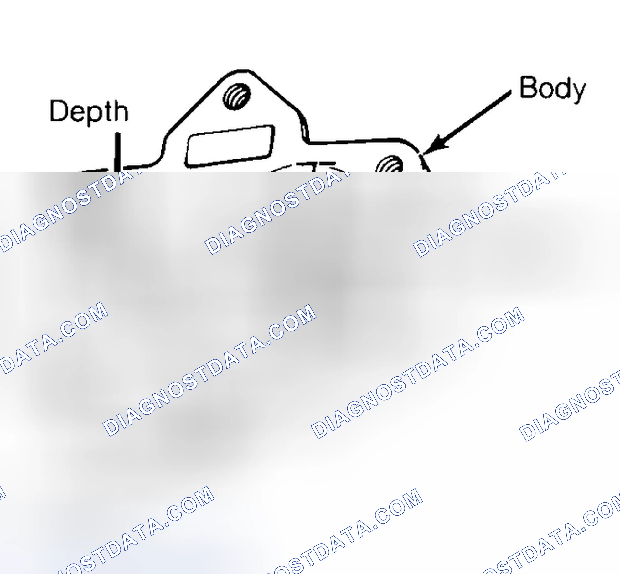 Scheme 35: Measuring Oil Pump Gear Cavity