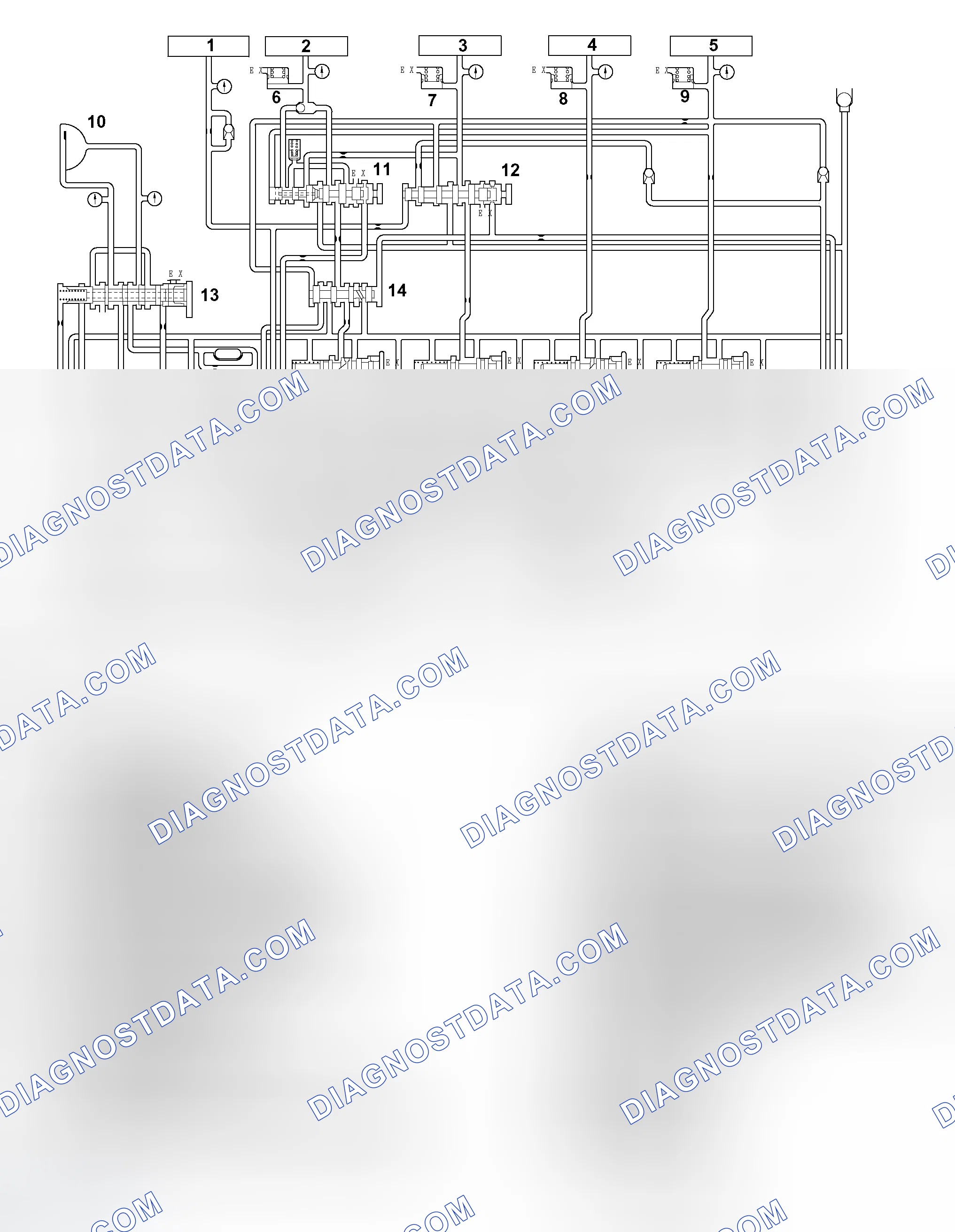 Scheme 812: HYDRAULIC CIRCUIT