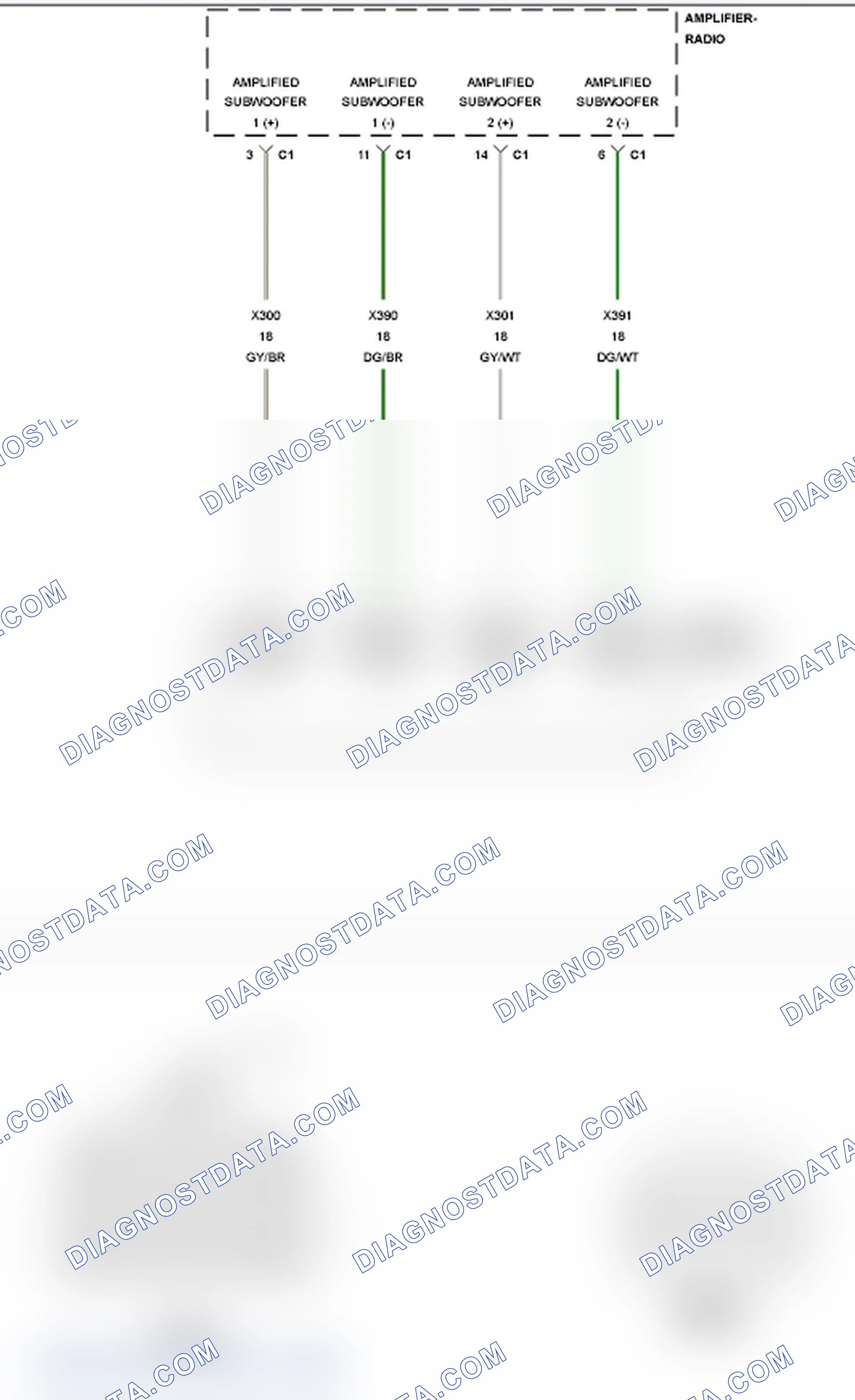 Scheme 199: B147F-CHANNEL 7 AUDIO SPEAKER OUTPUT CIRCUIT LOW