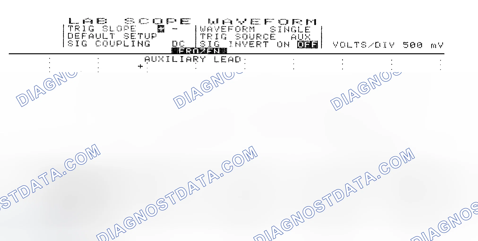 Scheme 14: Single Injector w/Excessive Current Flow - Current Pattern