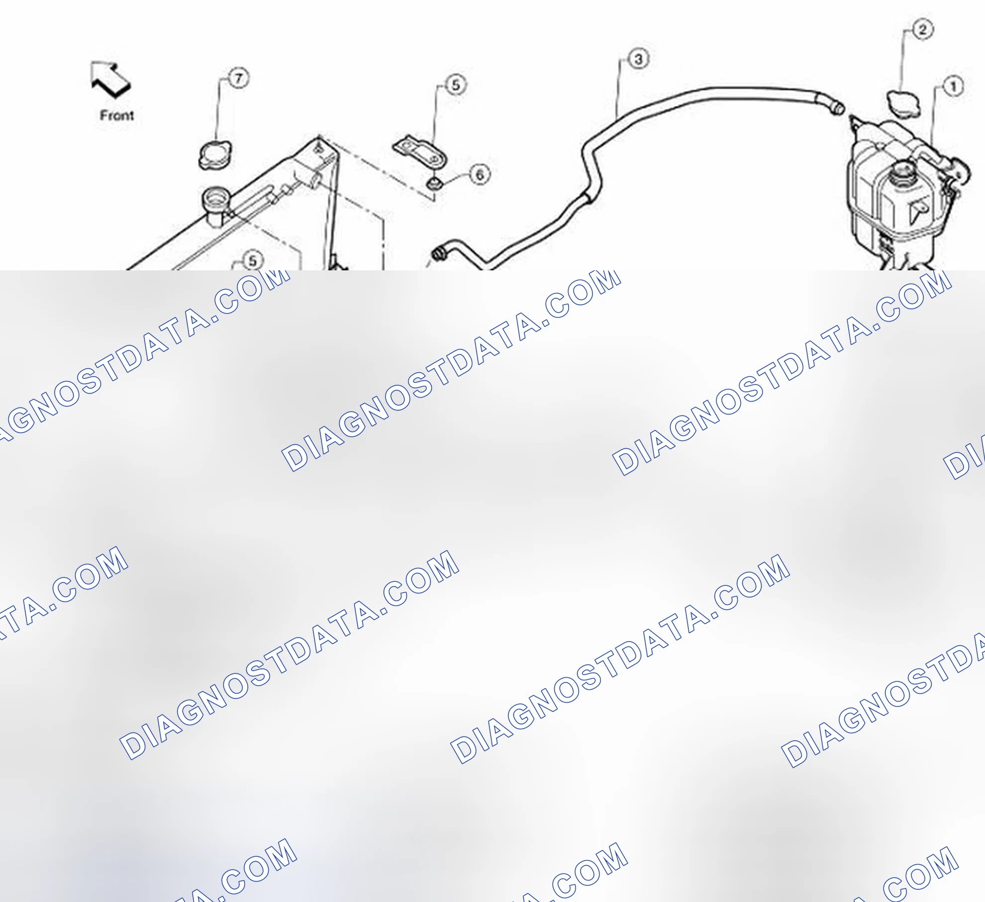 Fig. 15: Identifying Radiator Components With Torque Specifications