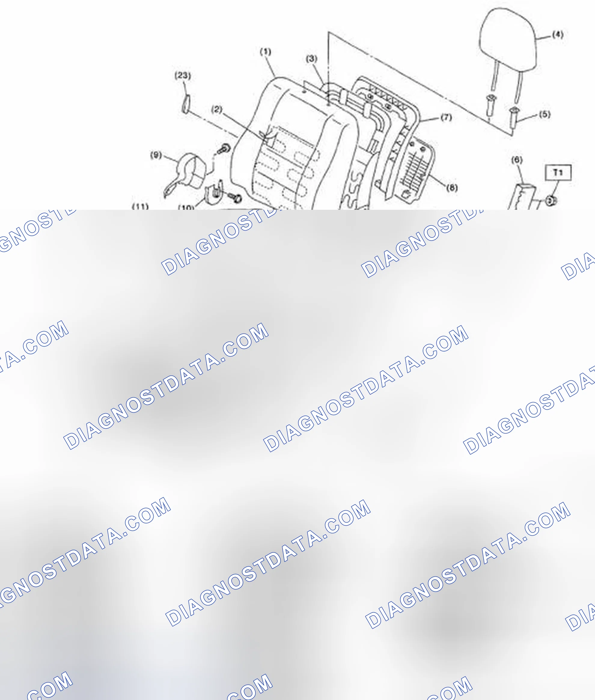 Scheme 20: FRONT SEAT LH (POWER SEAT)