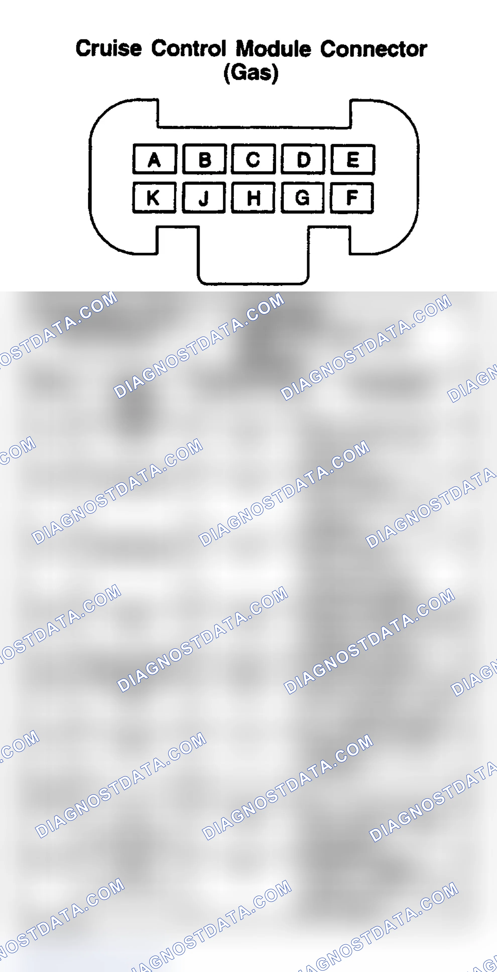 Scheme 134: CRUISE CONTROL MODULE (GAS)