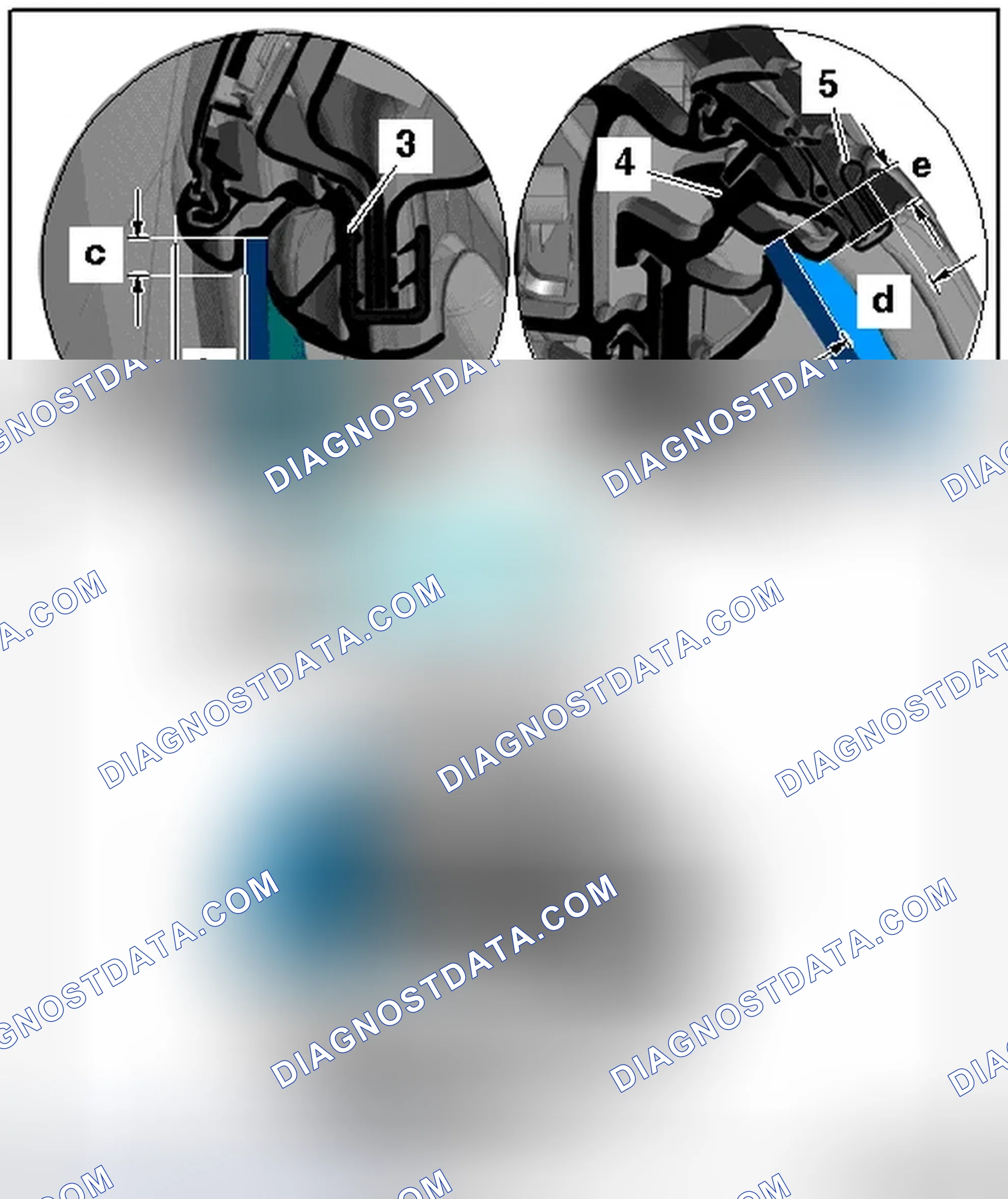 Scheme 78: DOOR WINDOW ADJUSTMENT DIMENSIONS