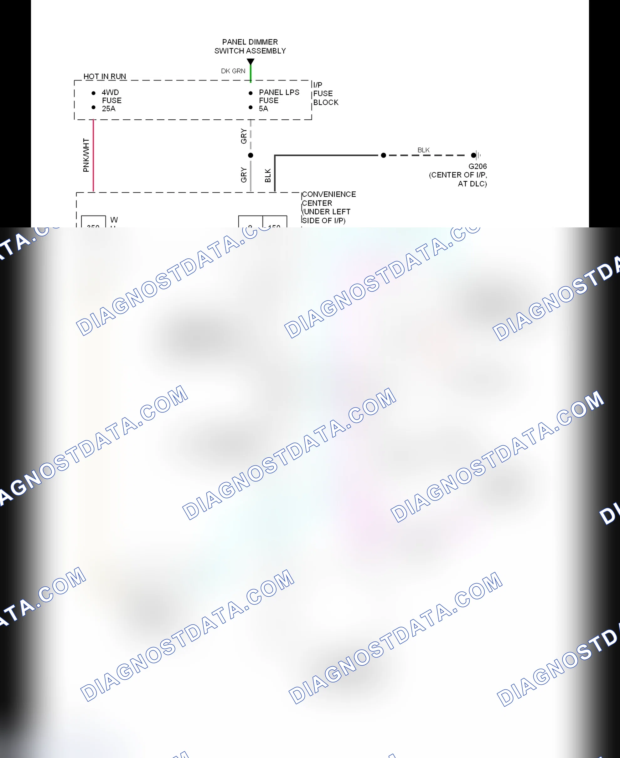 Scheme 7: Transfer Case Circuit (1993 Except H/D 4-Speed A/T)