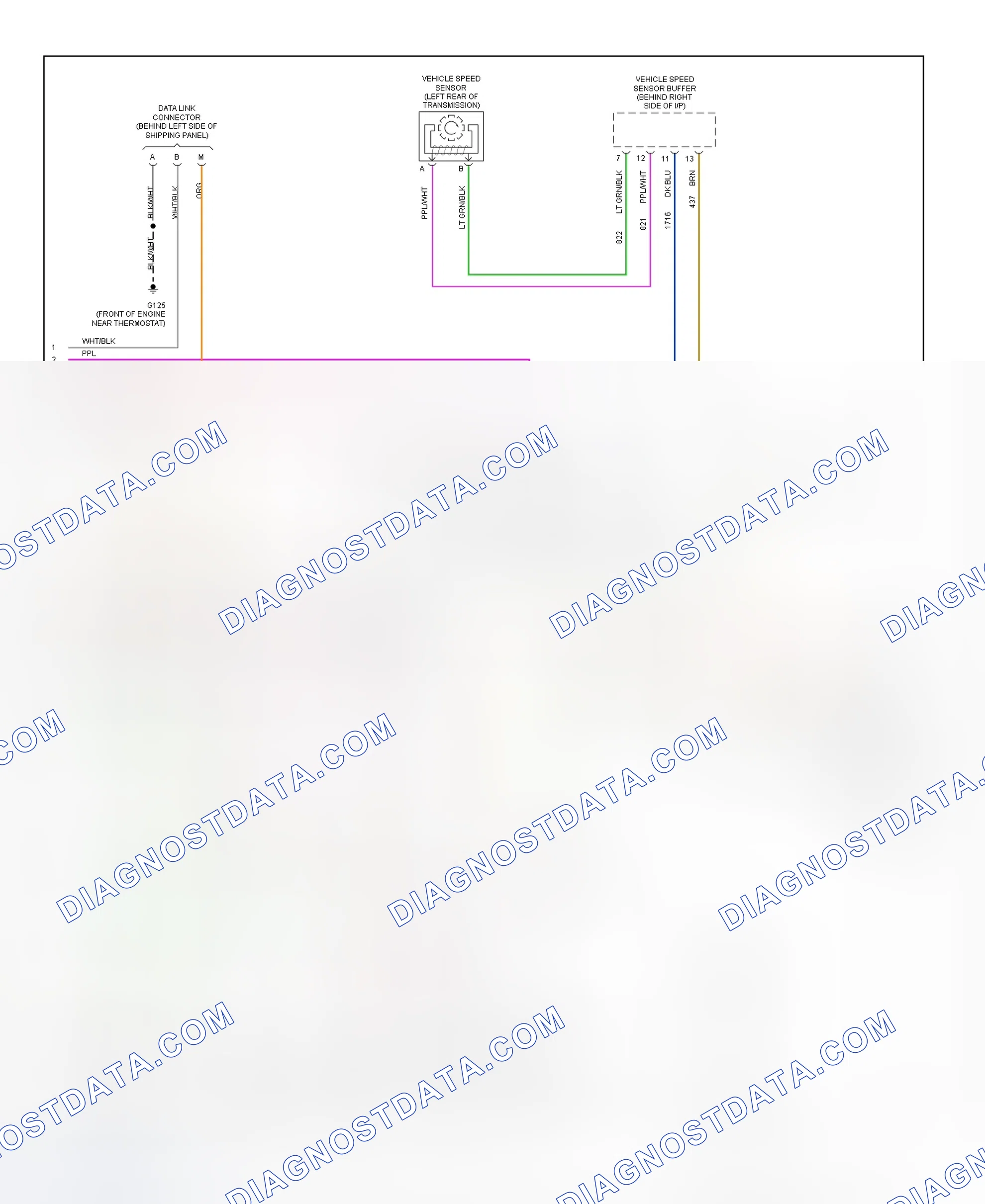 Scheme 257: Wiring Diagram ("P" Series - Commercial & Motorhome - 5.7L With 4L80-E - 3 Of 3)
