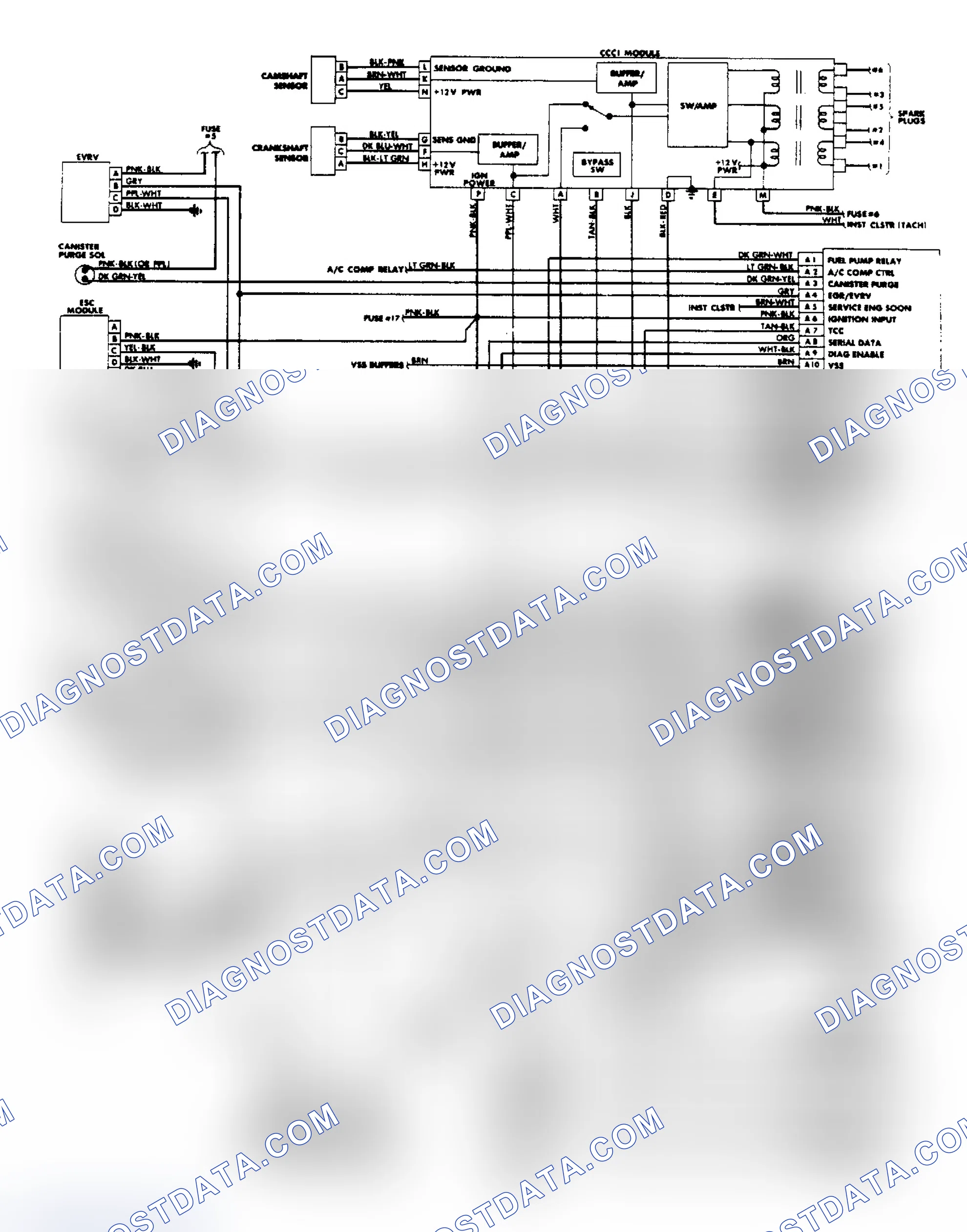 Scheme 26: Bonneville, 88, LeSabre & 98 3.8L FI Wiring Diagram