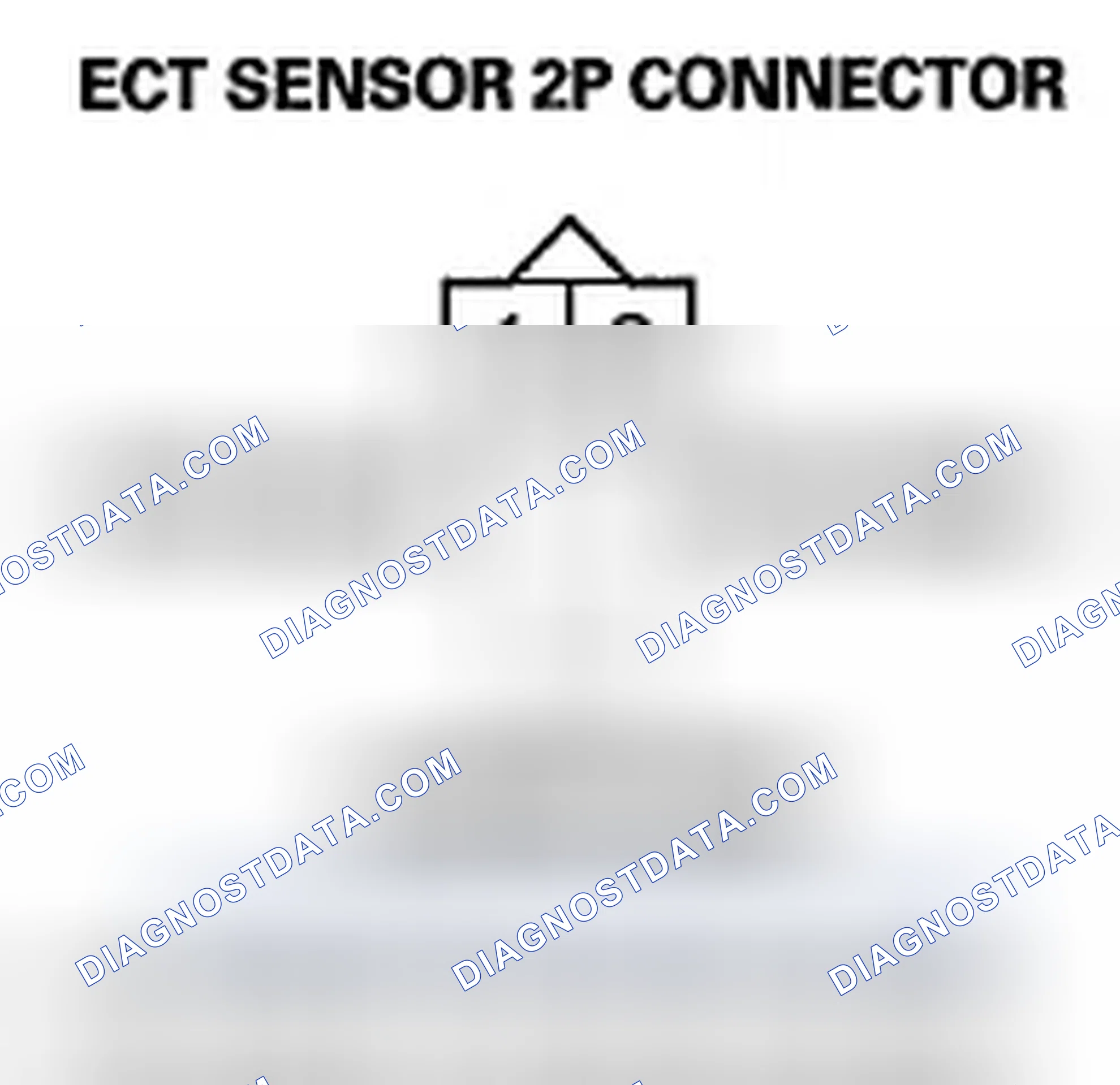 Scheme 207: DTC P2185: ECT Sensor 2 Circuit High Voltage