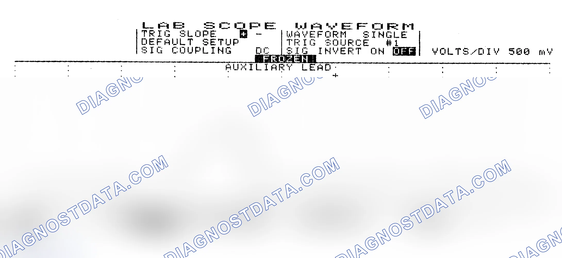 Scheme 10: Single Injector w/Excessive Current Flow - Current Pattern