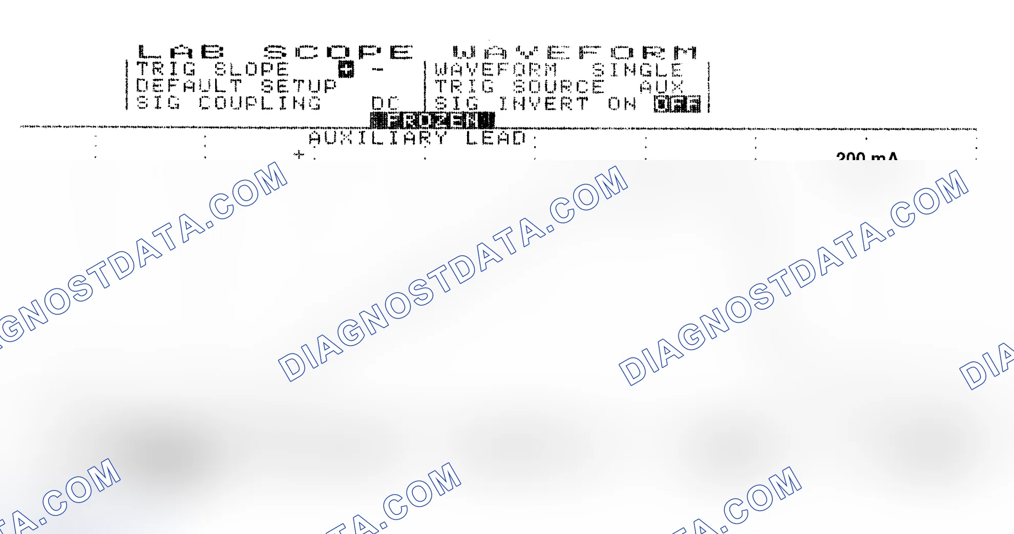 Scheme 13: Single Injector w/Normal Current Flow - Current Pattern