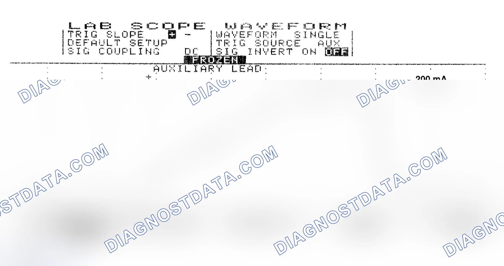 Scheme 13: Single Injector w/Normal Current Flow - Current Pattern