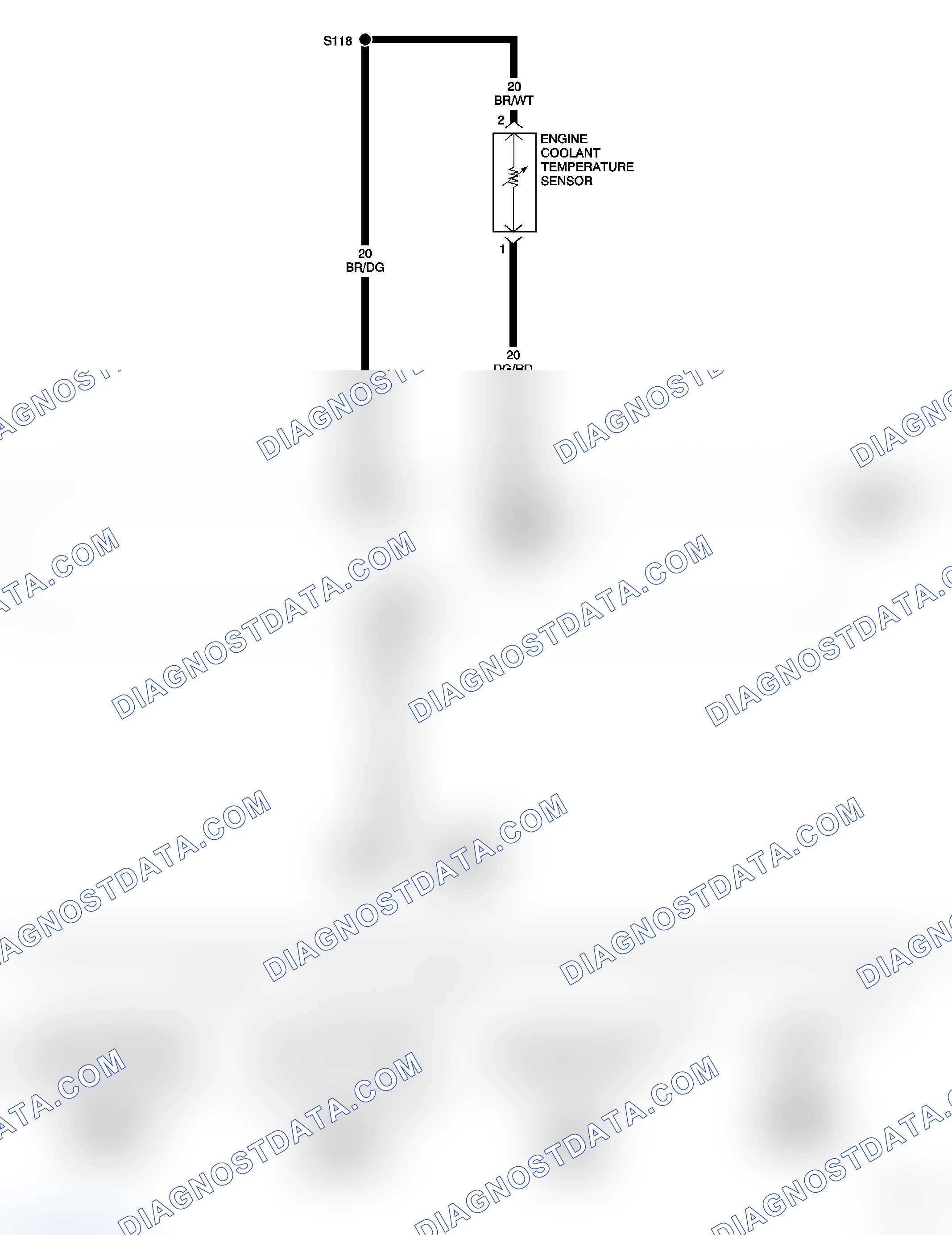 Scheme 58: P0115-ENGINE COOLANT TEMPERATURE SENSOR PERFORMANCE