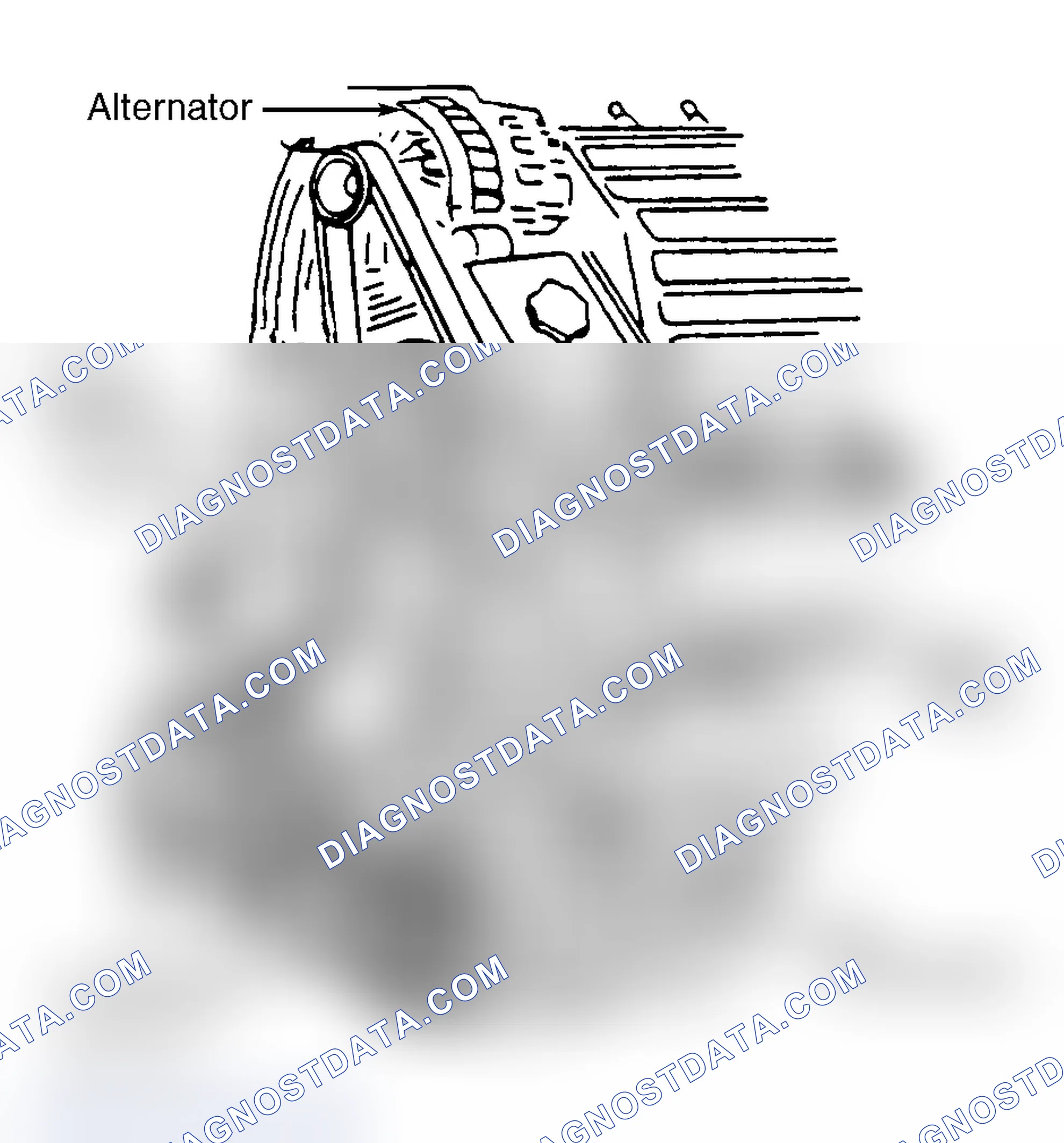 Scheme 5: SERPENTINE BELT ROUTING (3.1L)