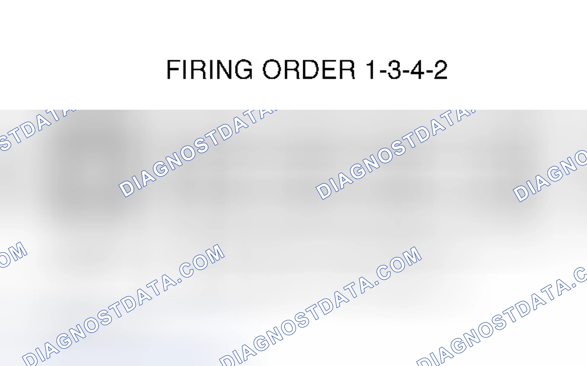 Scheme 1: FIRING ORDER & TIMING MARKS