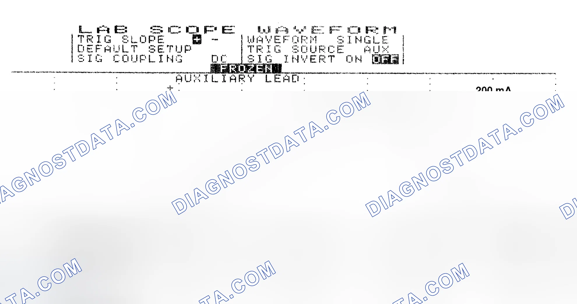 Scheme 13: Single Injector w/Normal Current Flow - Current Pattern