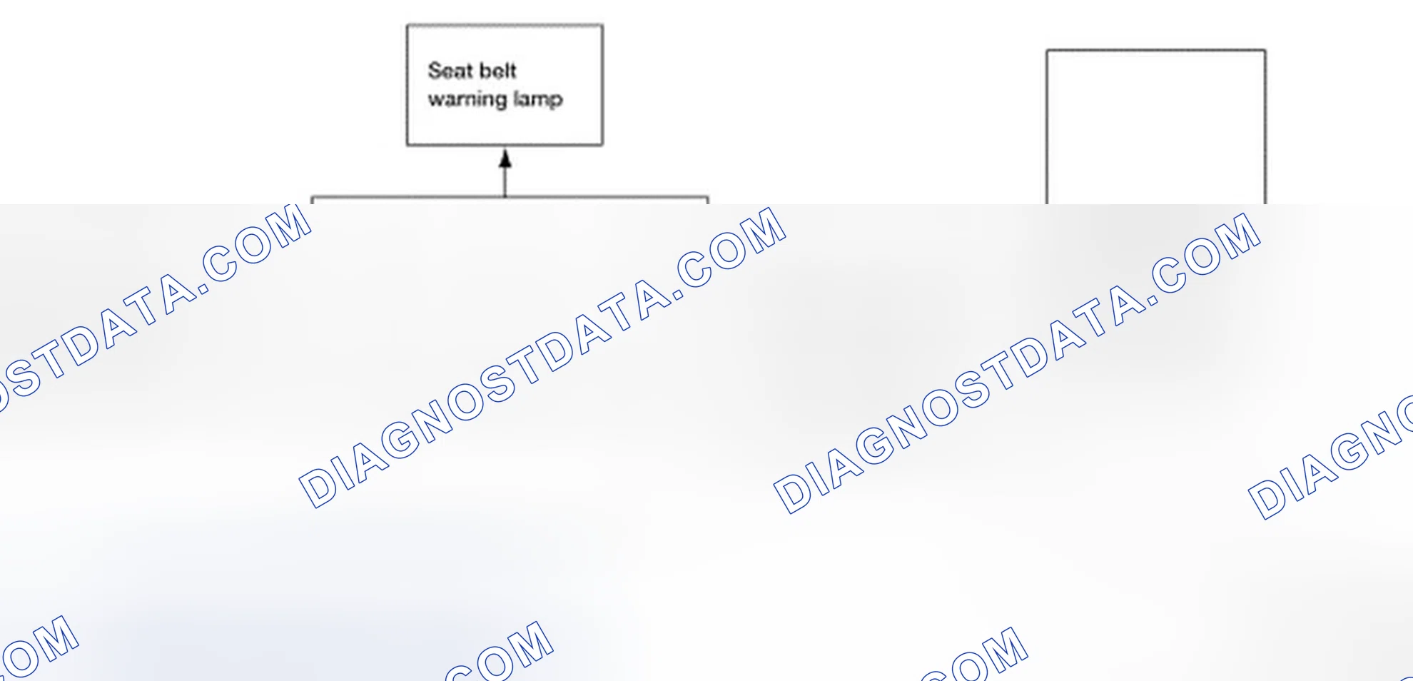 Scheme 2: SEAT BELT WARNING LAMP SYSTEM: System Diagram
