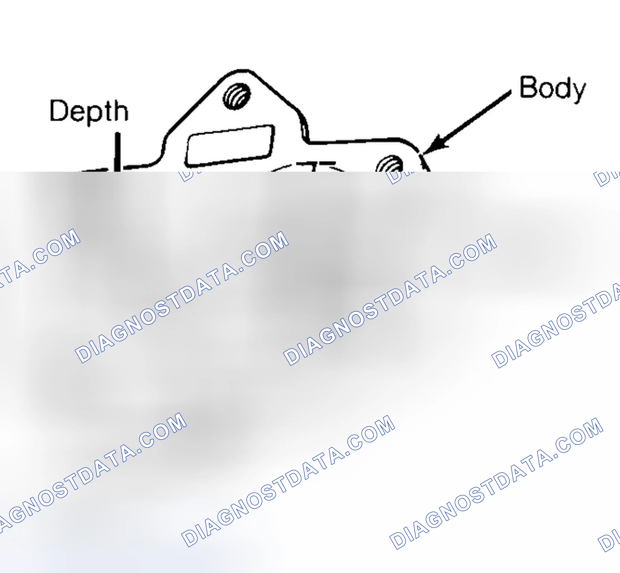 Scheme 35: Measuring Oil Pump Gear Cavity