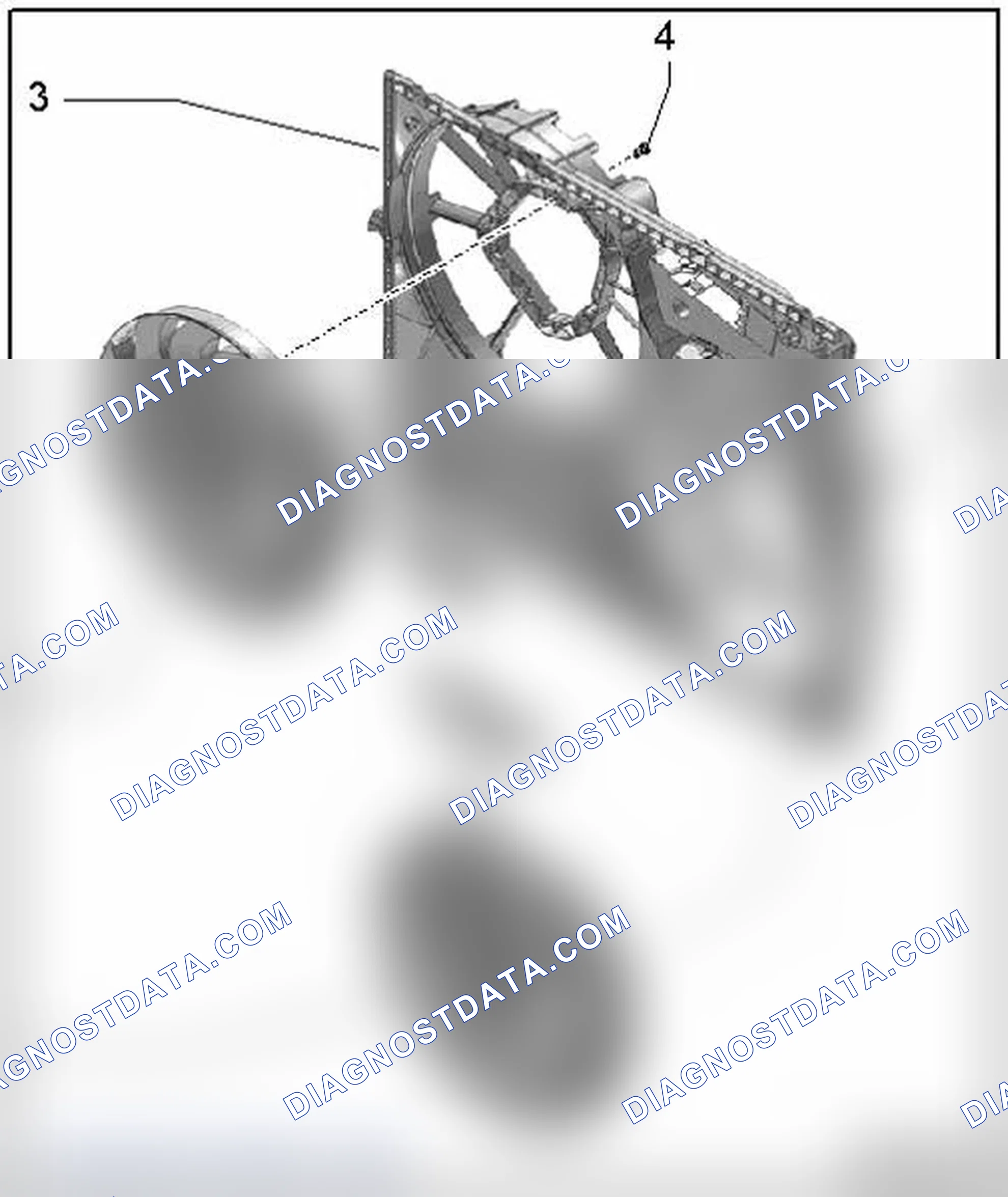 Scheme 97: FAN SHROUD AND COOLANT FAN OVERVIEW