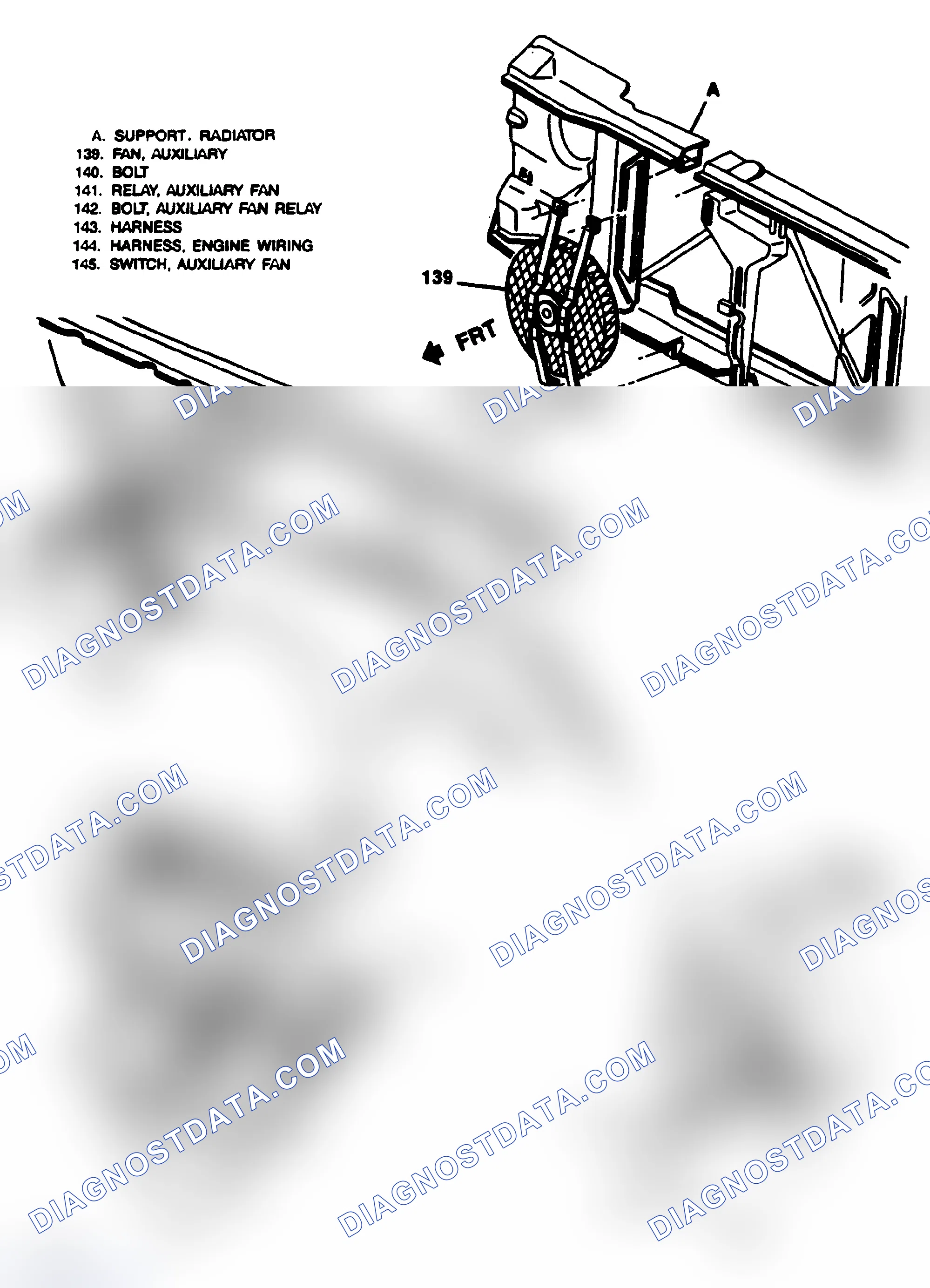 Scheme 2: Auxiliary Coolant Fan (Removal & Installation)