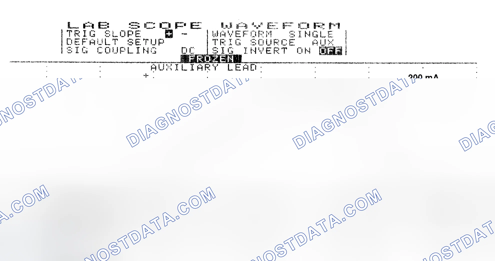 Scheme 13: Single Injector w/Normal Current Flow - Current Pattern
