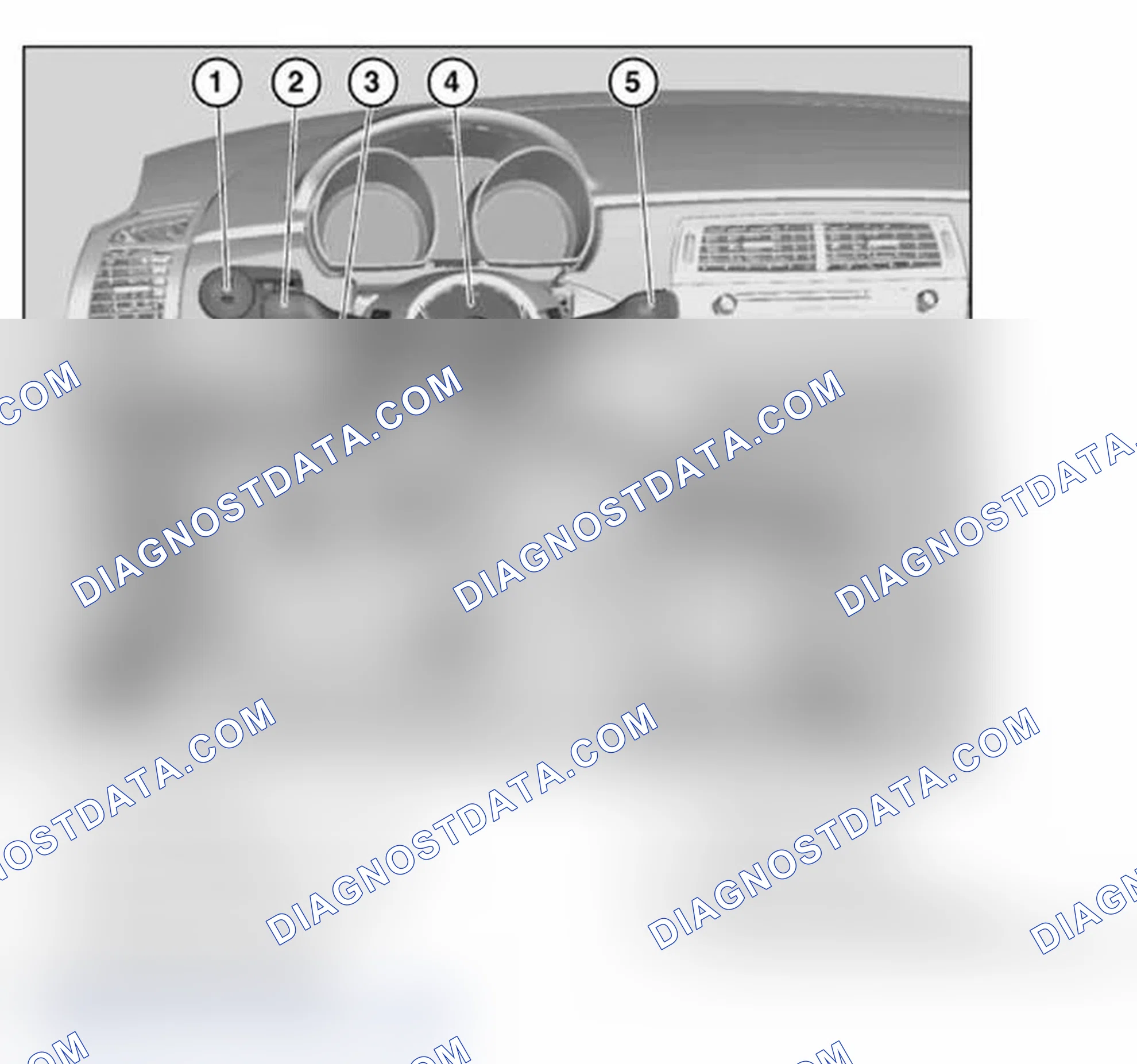 Scheme 98: 61 31.. Overview of switches in instrument panel/driver's footwell