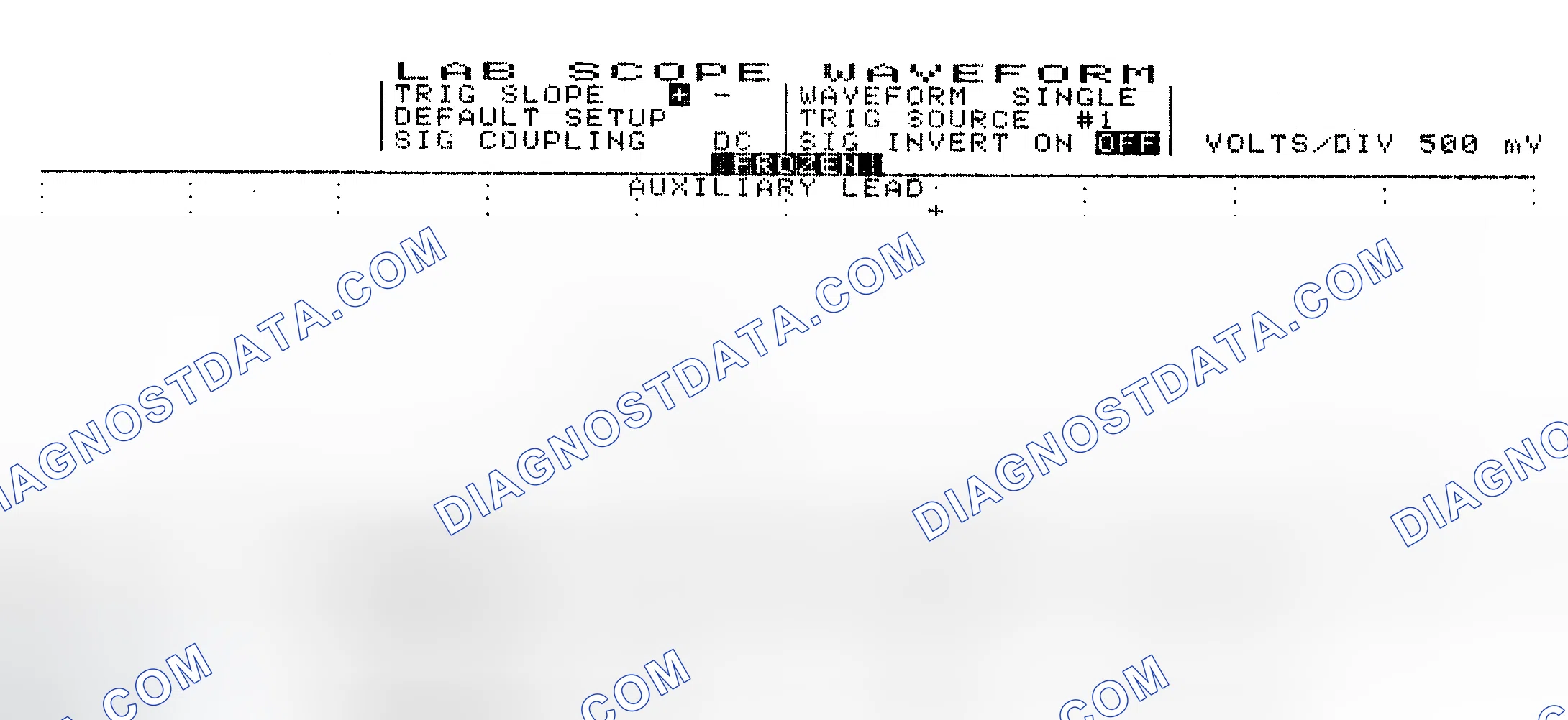 Scheme 10: Single Injector w/Excessive Current Flow - Current Pattern