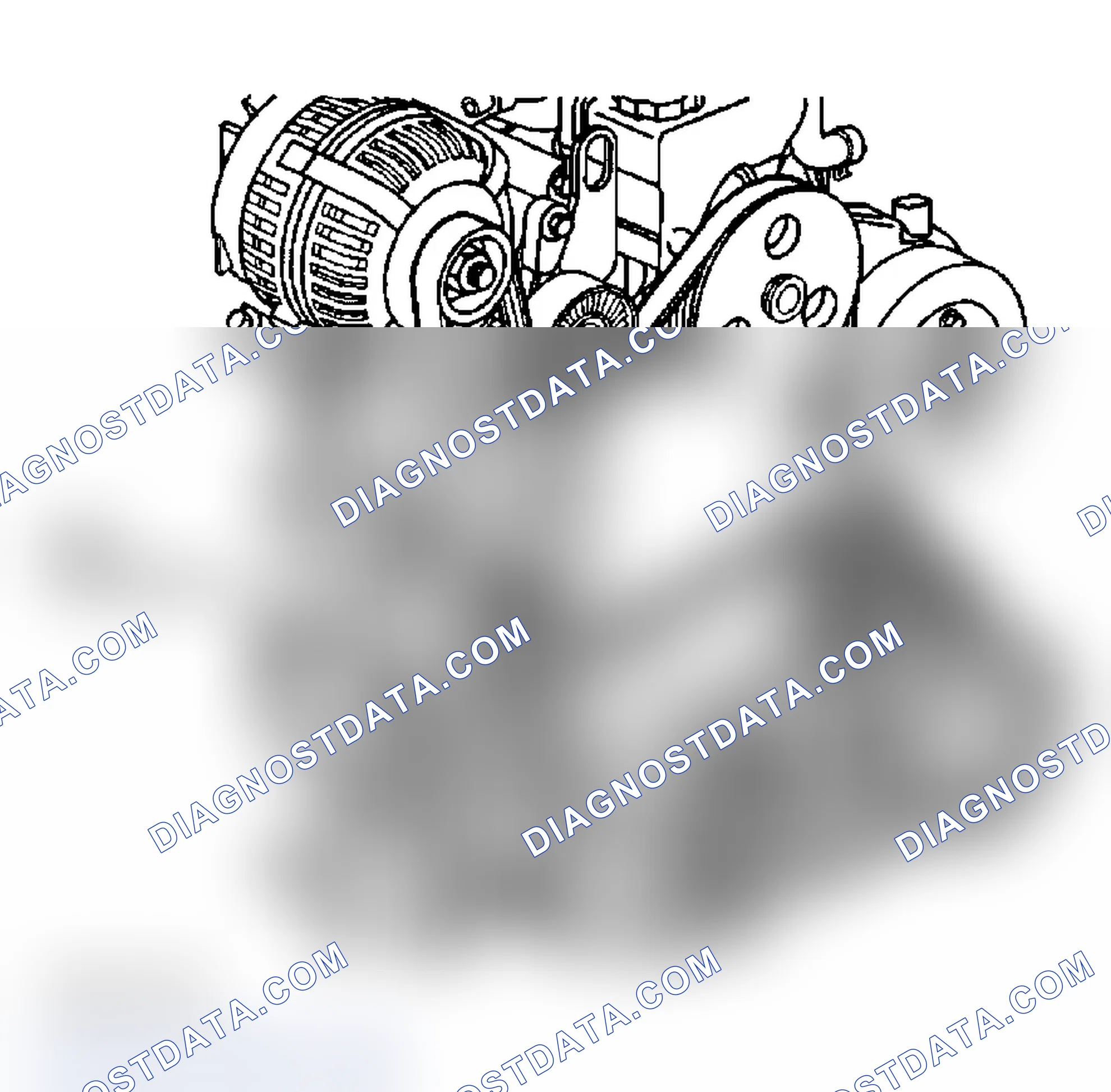 Scheme 14: Serpentine Belt Routing (3.4L "N", "W" & "Z" Bodies, & "A", "B" & "U" Series)