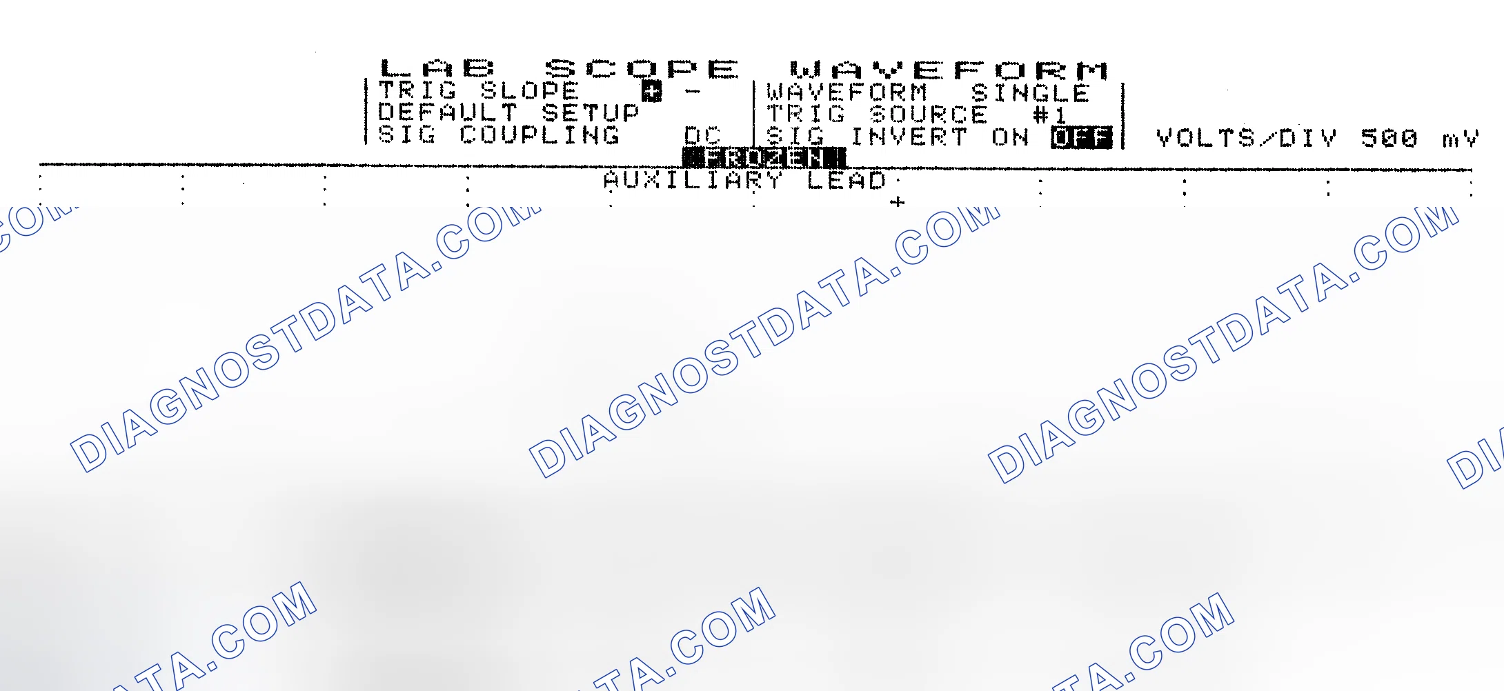 Scheme 10: Single Injector w/Excessive Current Flow - Current Pattern