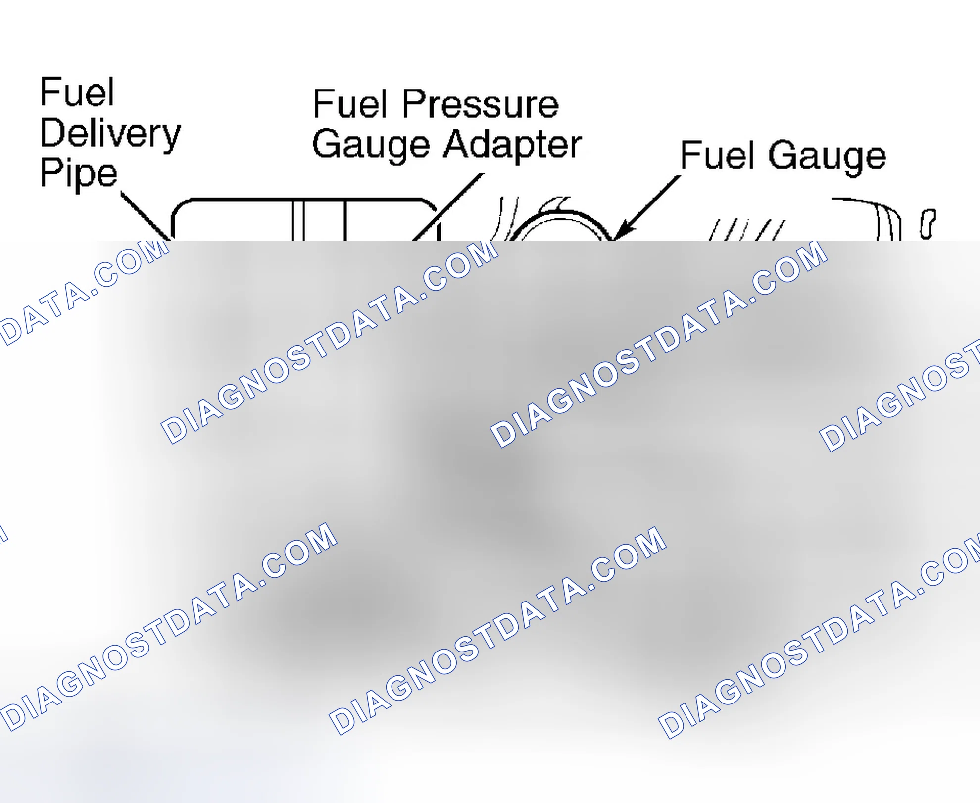 Scheme 3: Installing Fuel Pressure Gauge (Sonata 2.4L Shown; Sonata 2.5L Is Similar)
