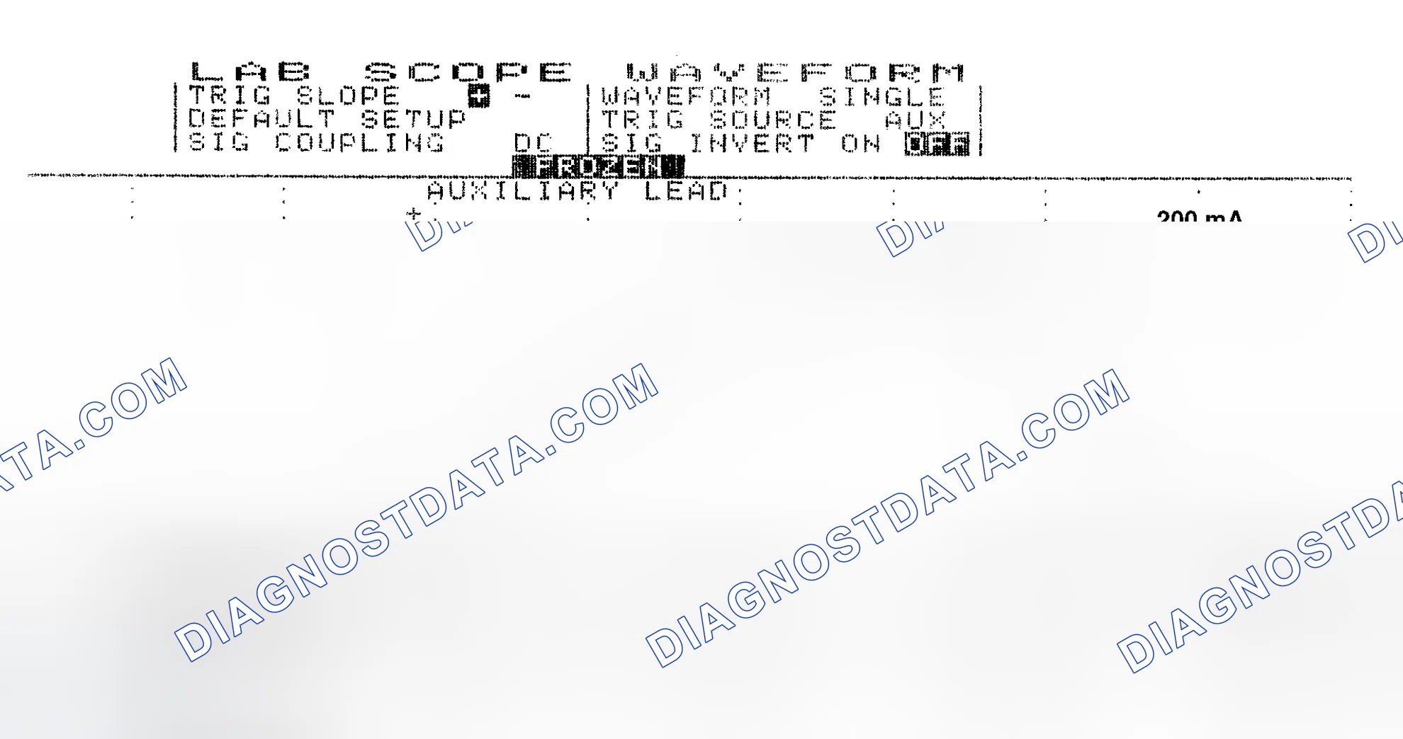 Scheme 13: Single Injector w/Normal Current Flow - Current Pattern