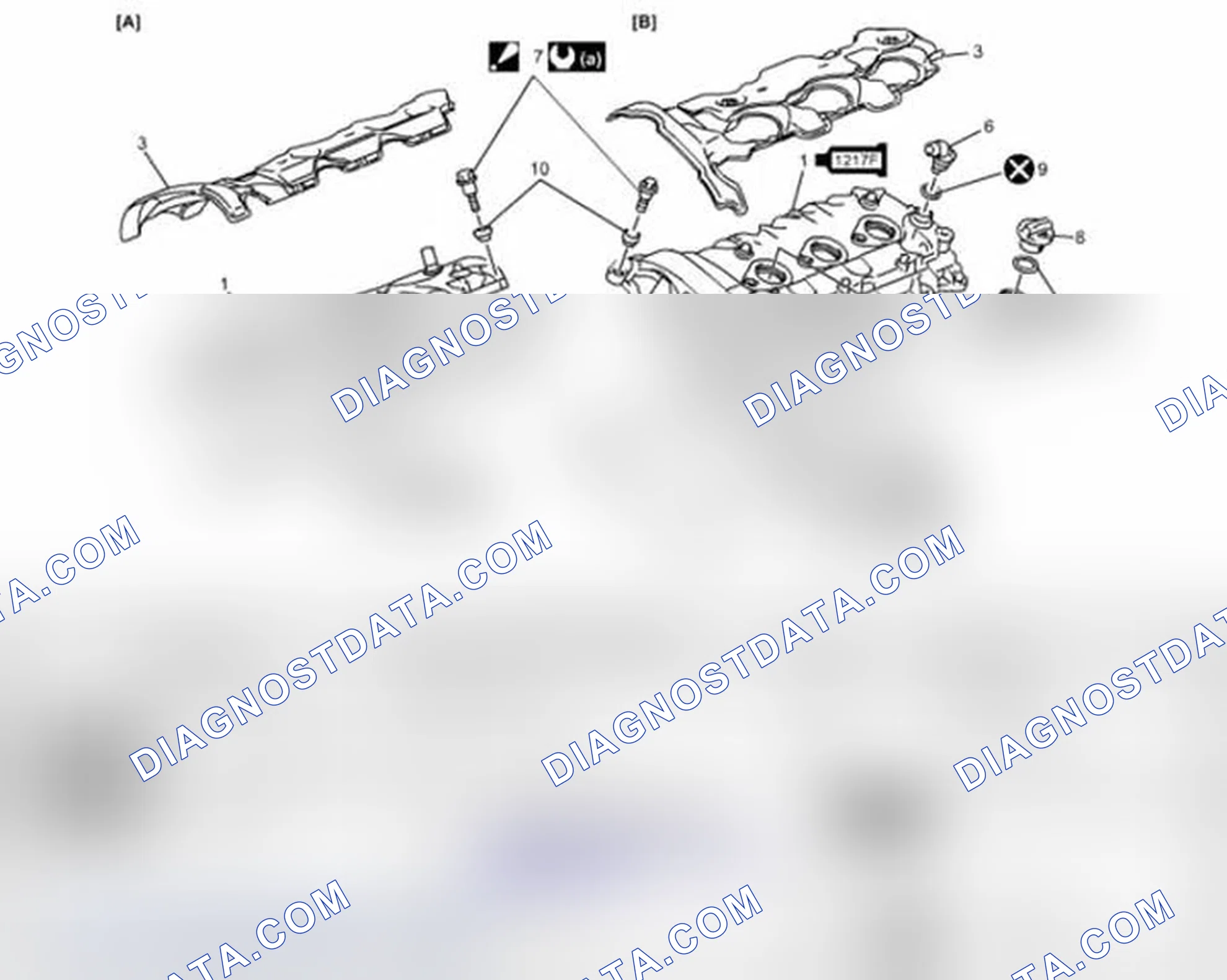 Scheme 249: Cylinder Head Cover Components