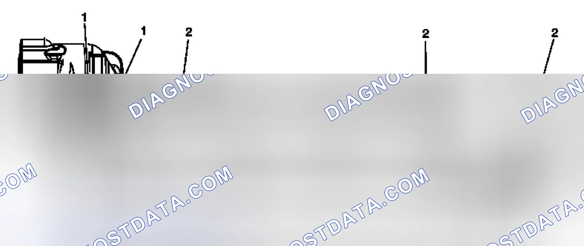 Scheme 25: Cylinder Head - Exhaust Manifold Deck View