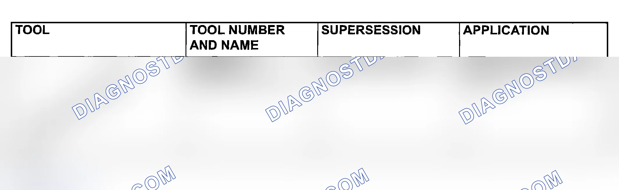 Scheme 65: SPECIAL TOOL