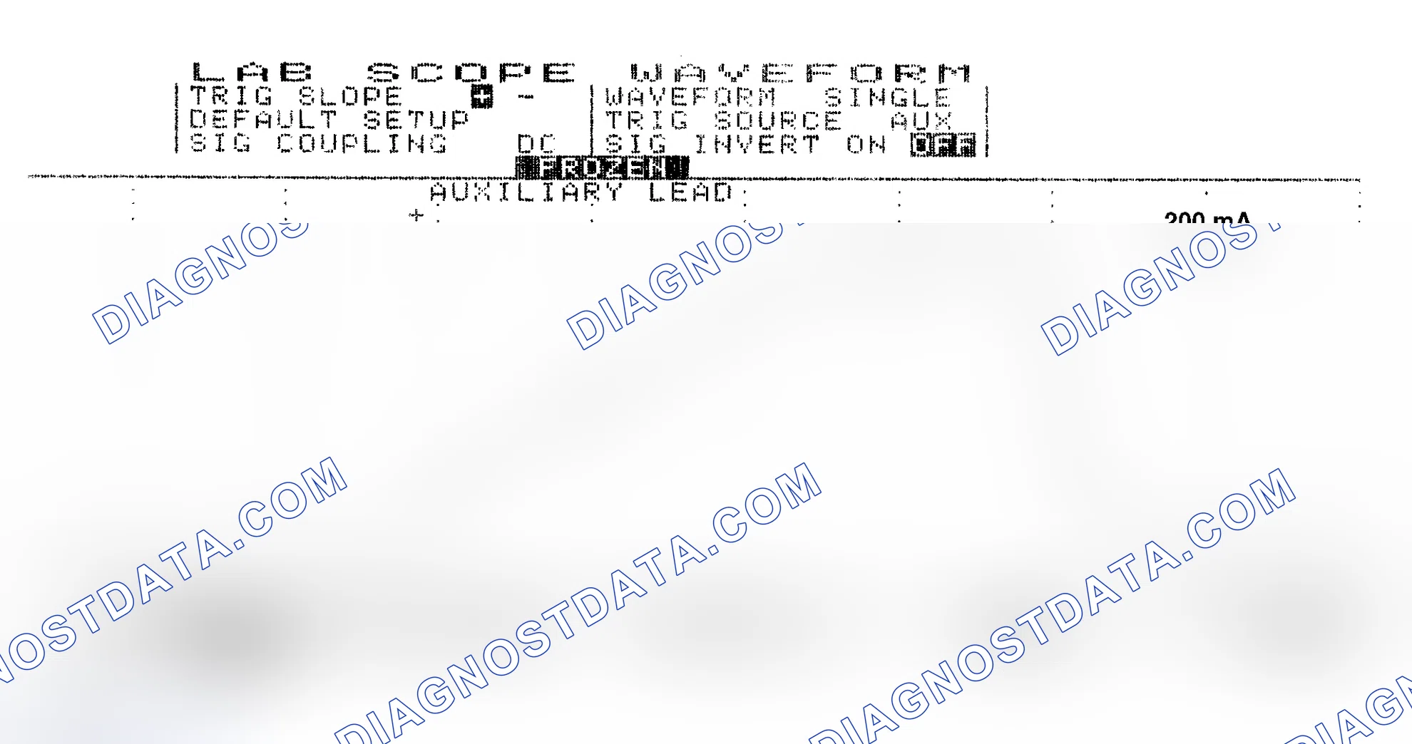 Scheme 13: Single Injector w/Normal Current Flow - Current Pattern
