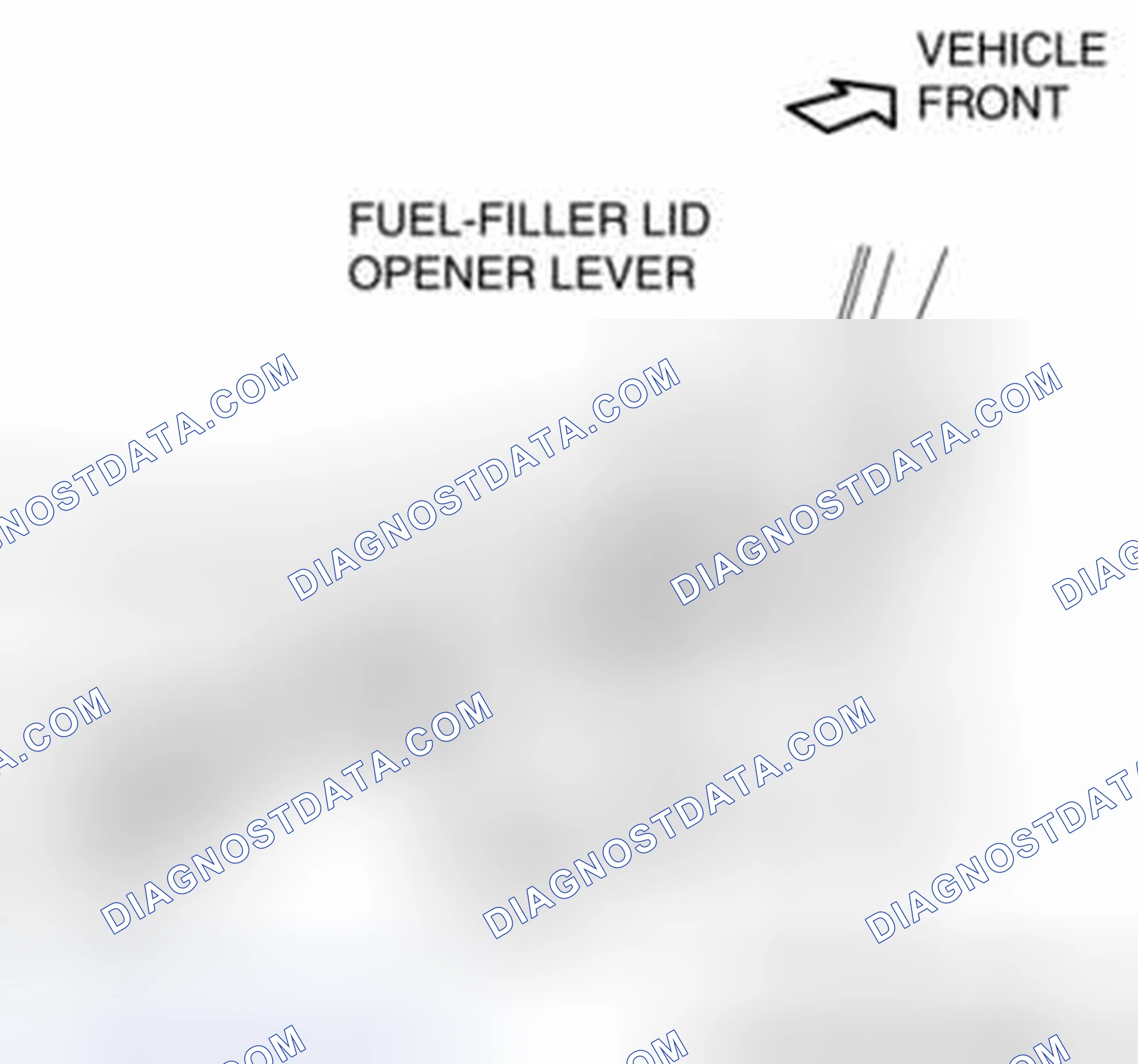 Scheme 38: Fuel-filler Lid Opener Lever