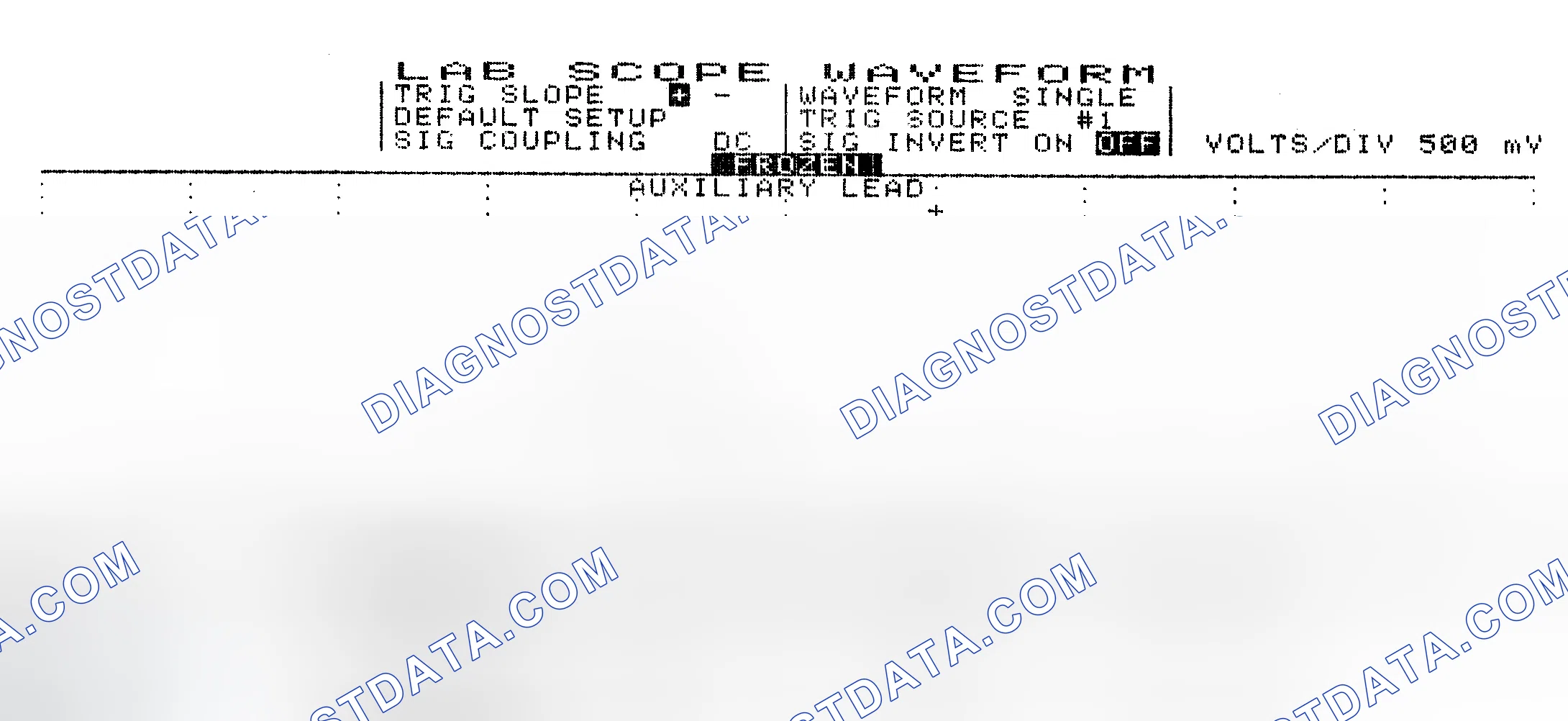 Scheme 10: Single Injector w/Excessive Current Flow - Current Pattern