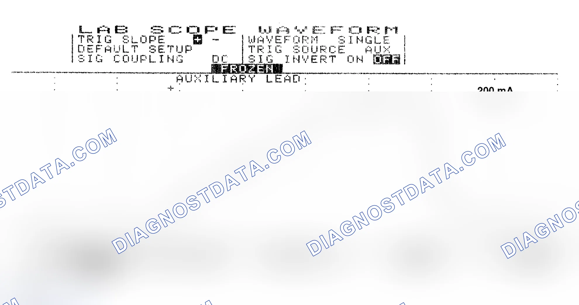Scheme 13: Single Injector w/Normal Current Flow - Current Pattern