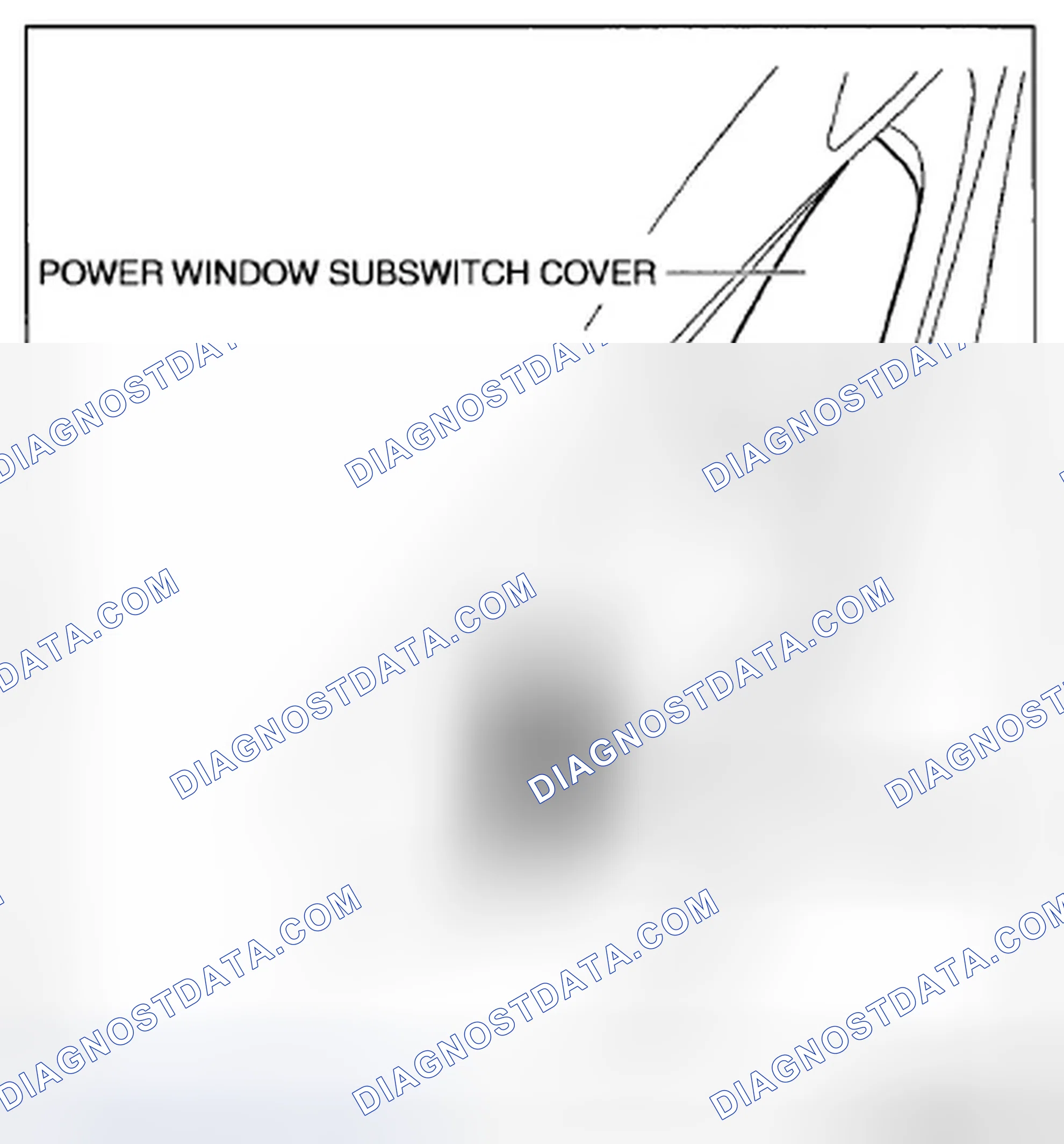 Scheme 24: POWER WINDOW SUBSWITCH REMOVAL/INSTALLATION