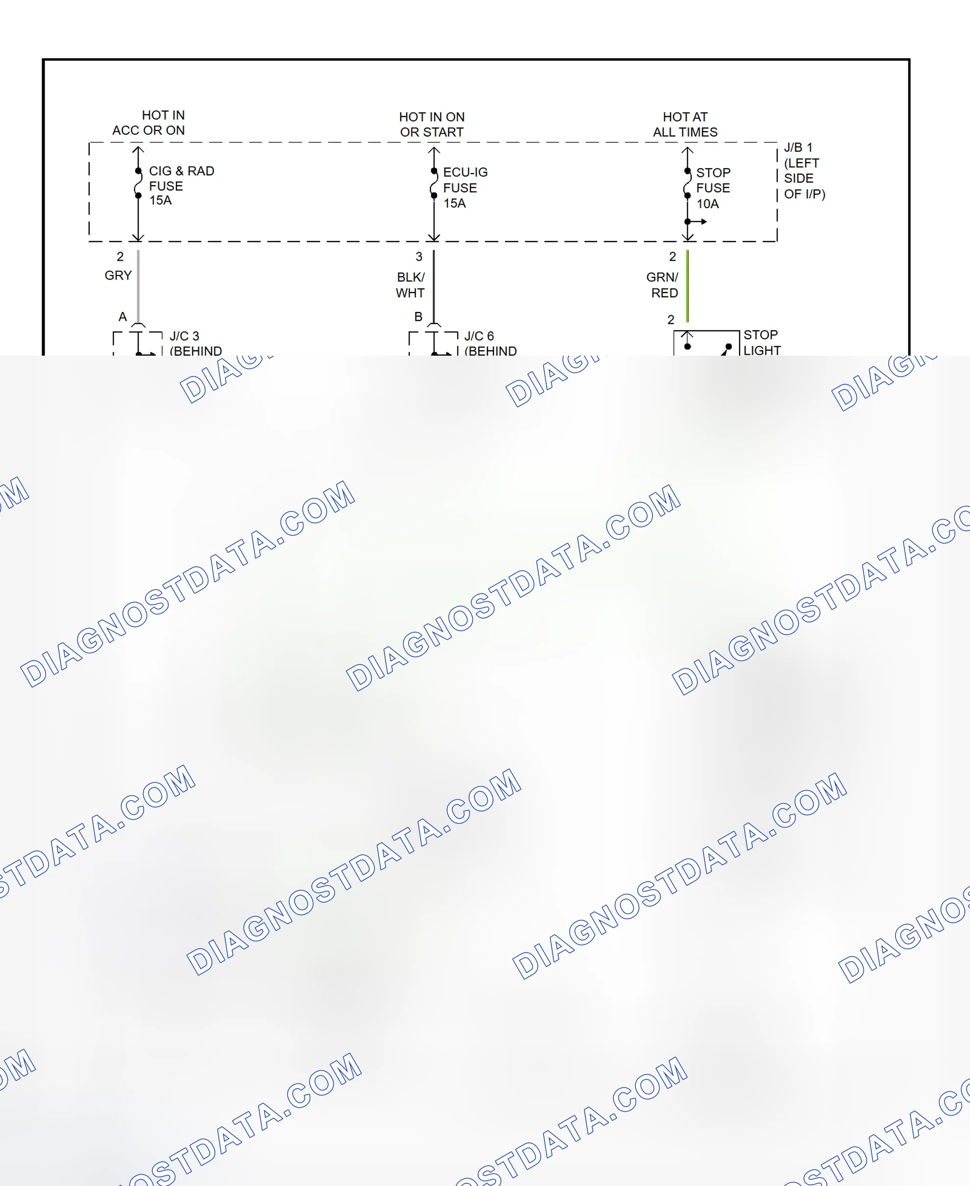 Scheme 14: Shift Interlock System Wiring Diagram (1995-96 Land Cruiser)